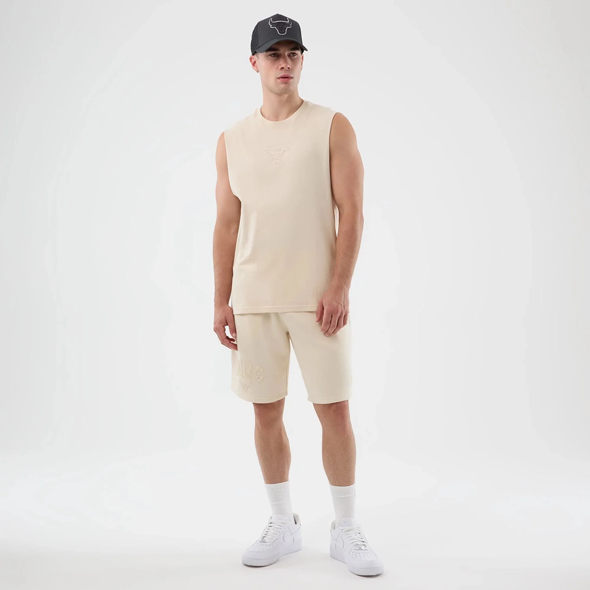 Chicago Bulls NBA Core Plus Light Beige Vest - Image 8