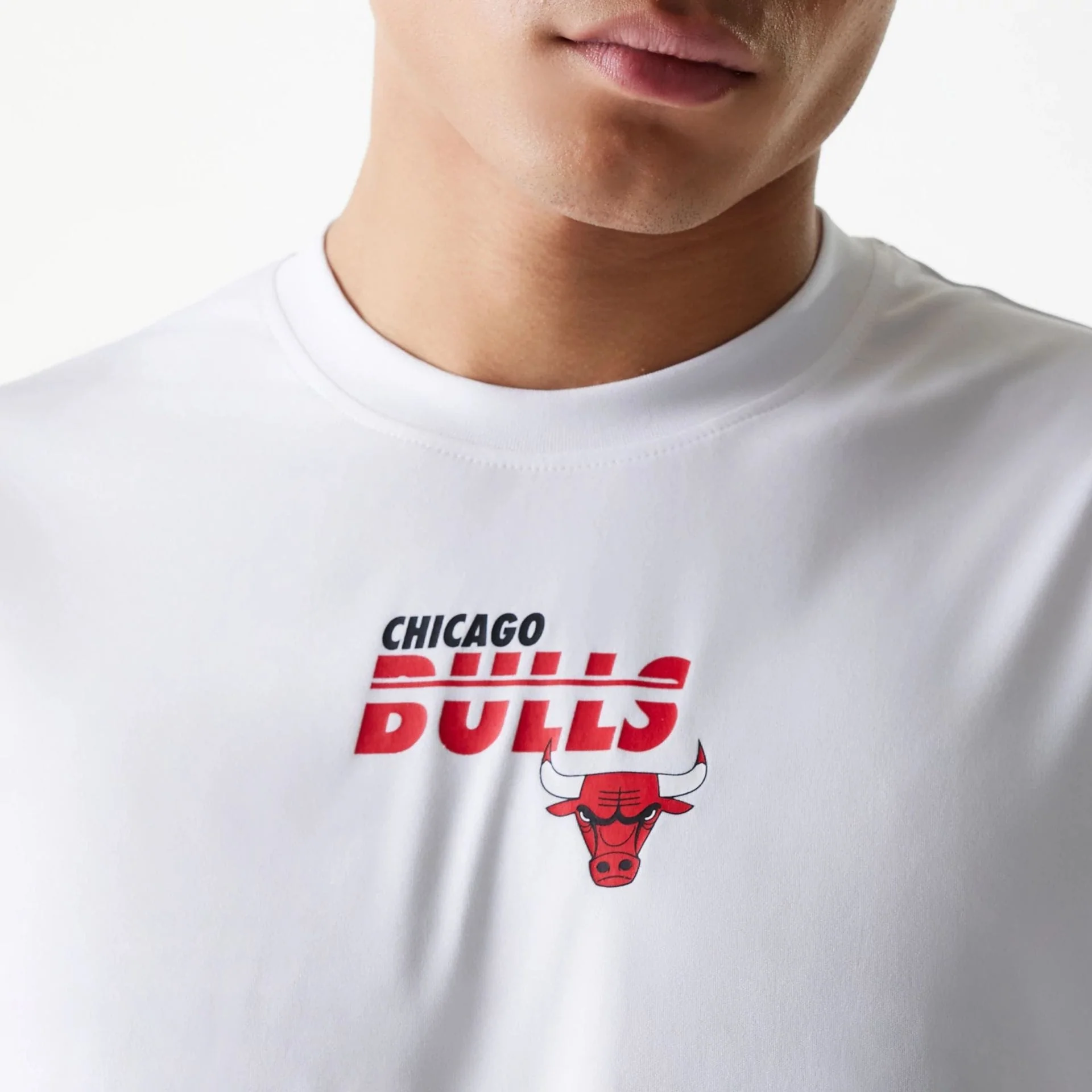 Chicago Bulls NBA Essentials White T-Shirt - Image 5