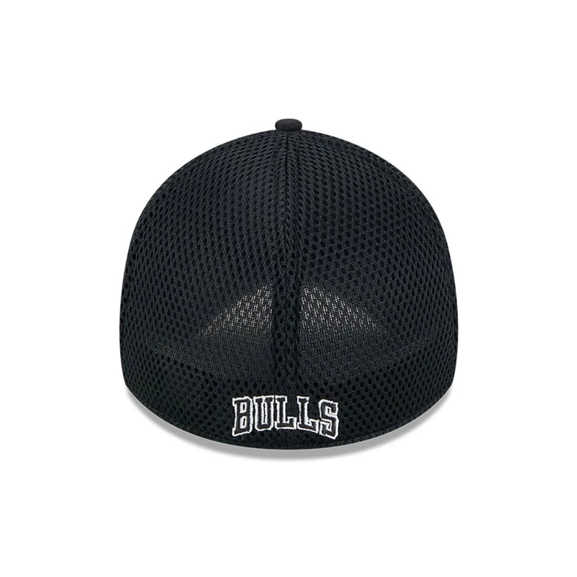 Chicago Bulls NBA Evergreen Neo Black 39THIRTY Stretch Fit Cap - Image 2