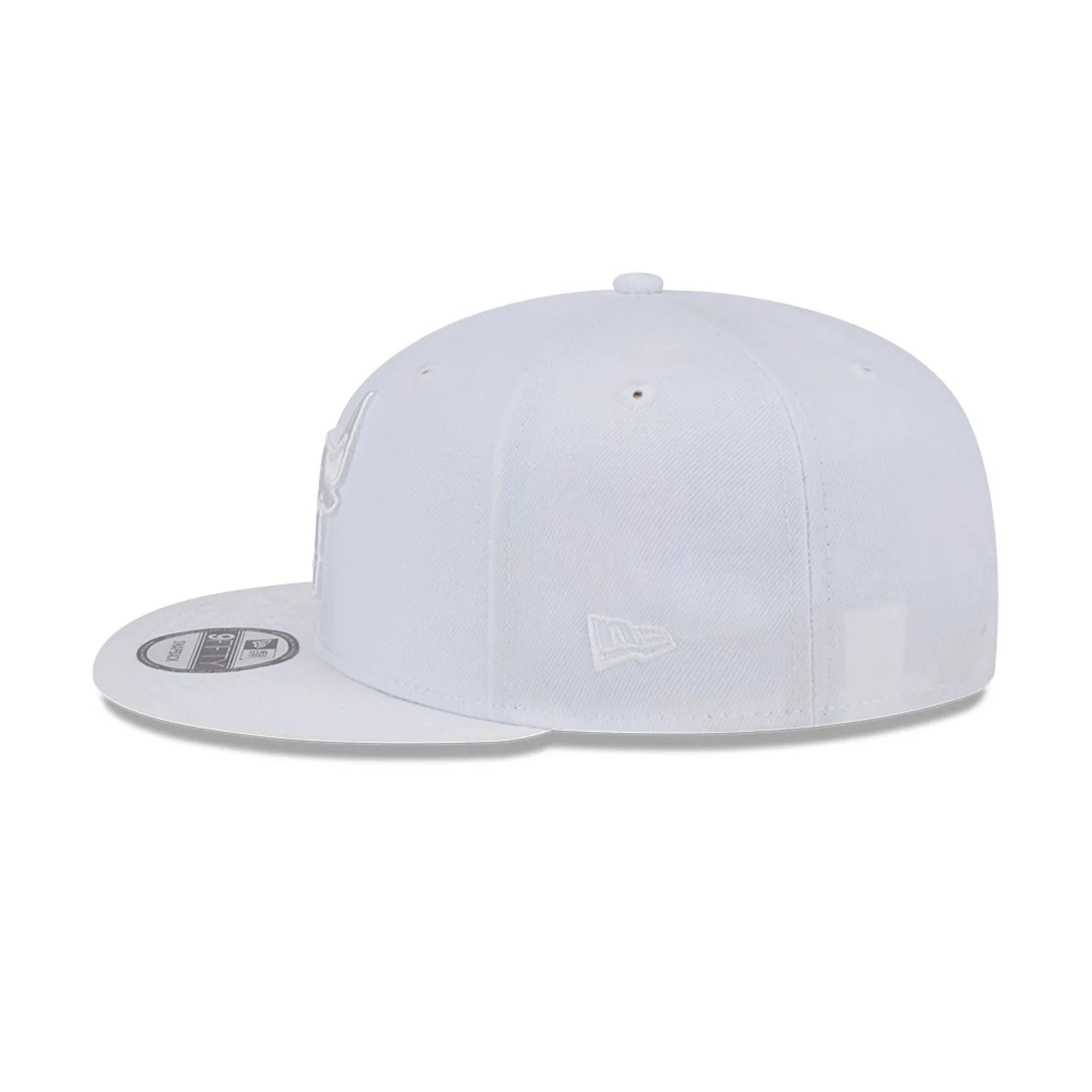 Chicago Bulls NBA Evergreen White 9FIFTY Snapback Adjustable Cap - Image 5