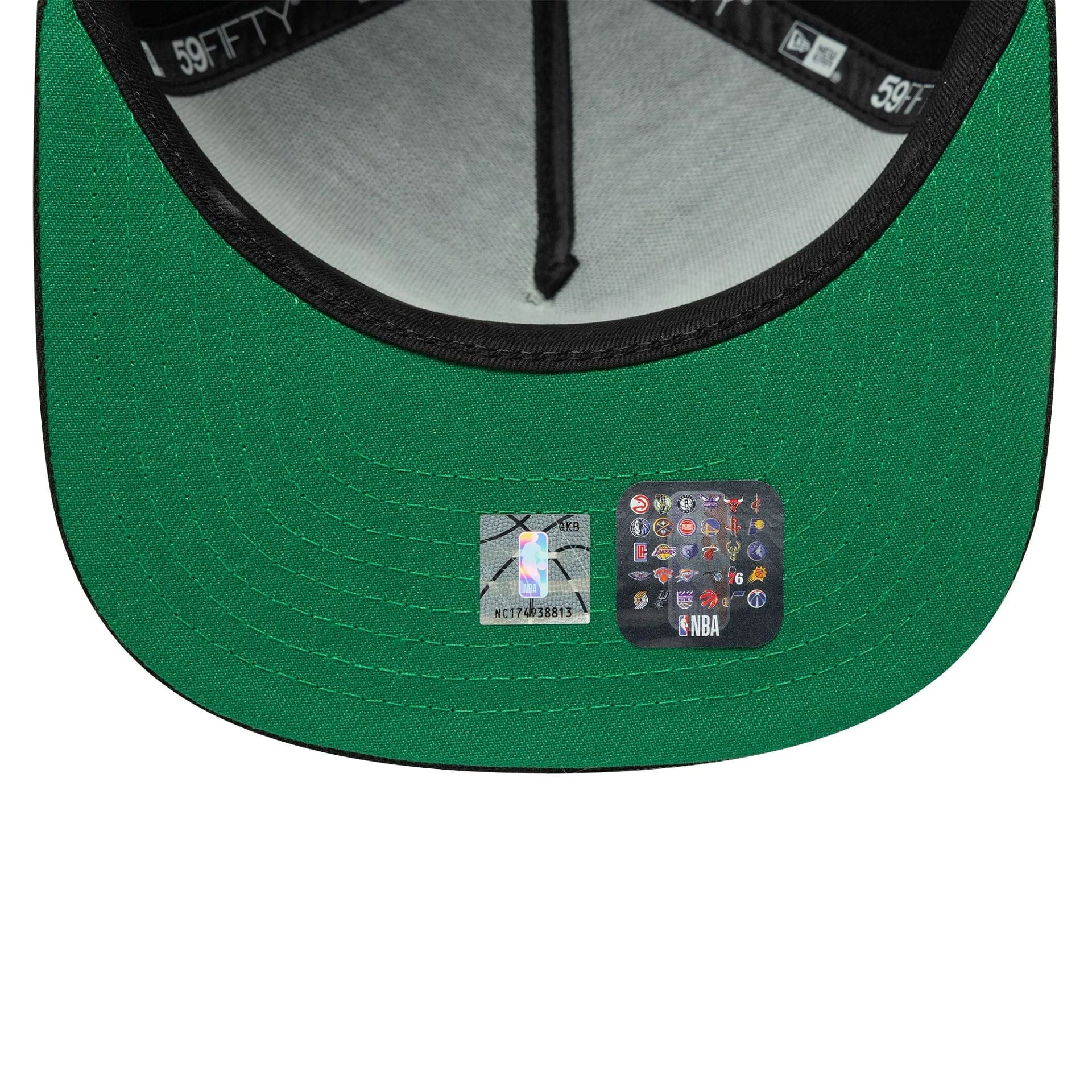 Chicago Bulls NBA Flat Black 59FIFTY A-Frame Fitted Cap - Image 2