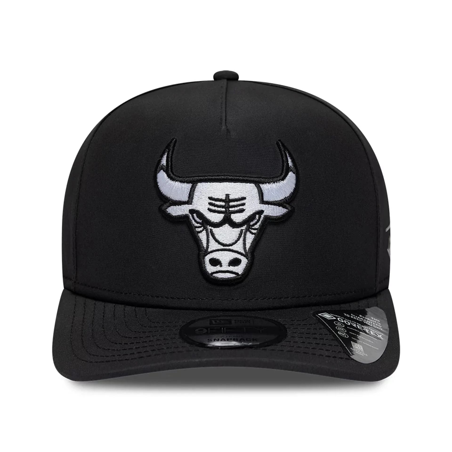 Chicago Bulls NBA Gore-Tex Black 9FIFTY A-Frame Snapback Adjustable Cap - Image 3