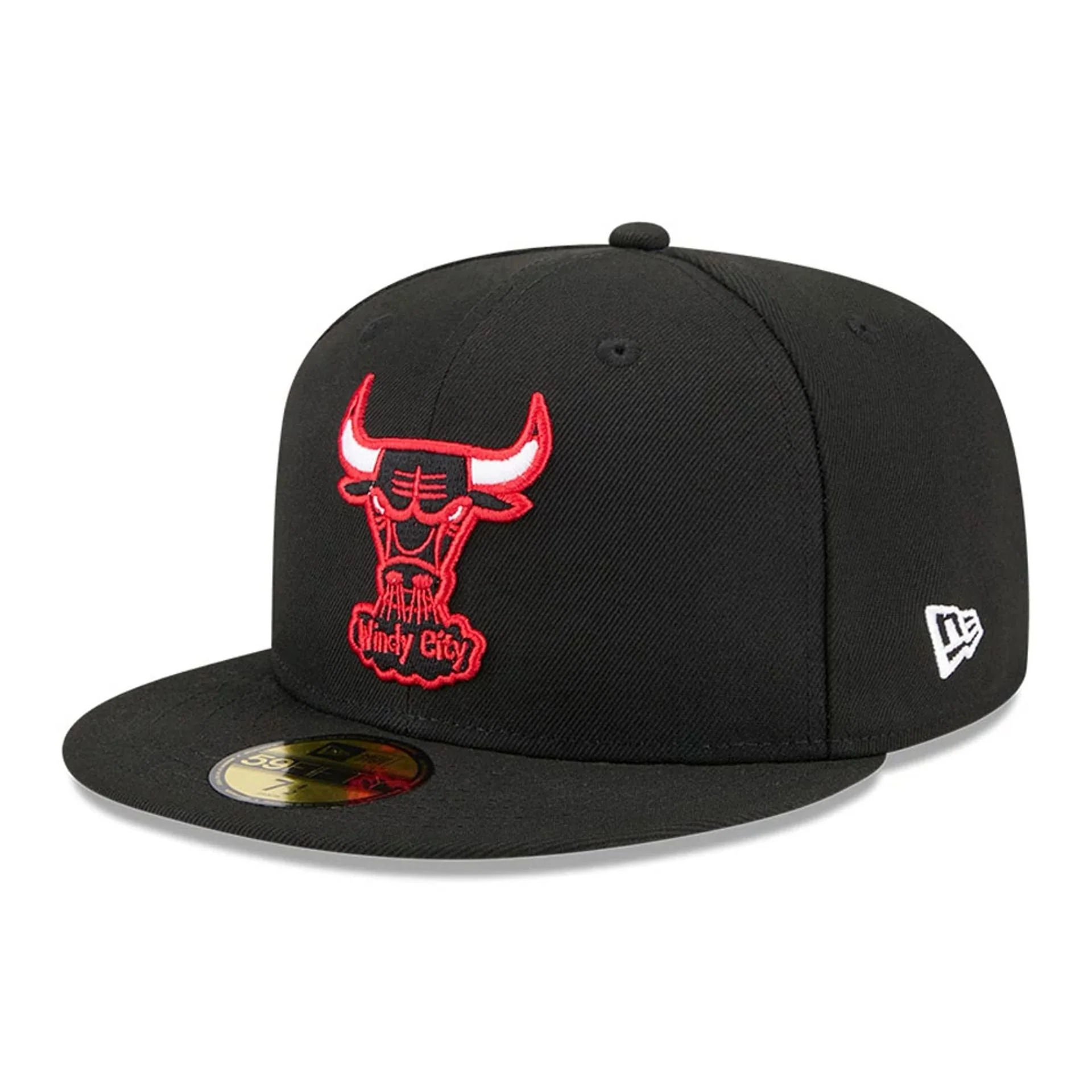 Chicago Bulls NBA Hardwood Classic Black 59FIFTY Fitted Cap - Image 4