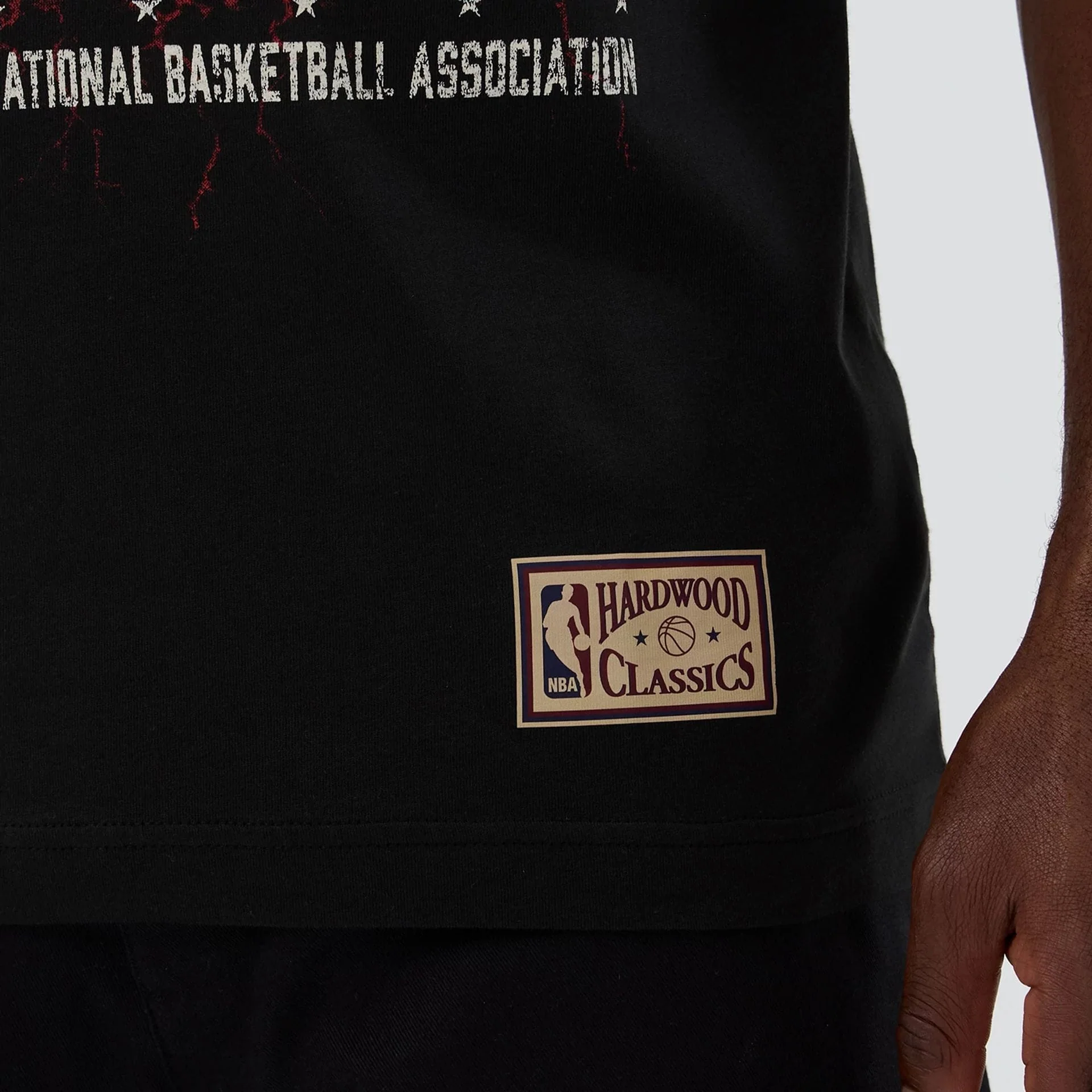 Chicago Bulls NBA Hardwood Classic Black T-Shirt - Image 5