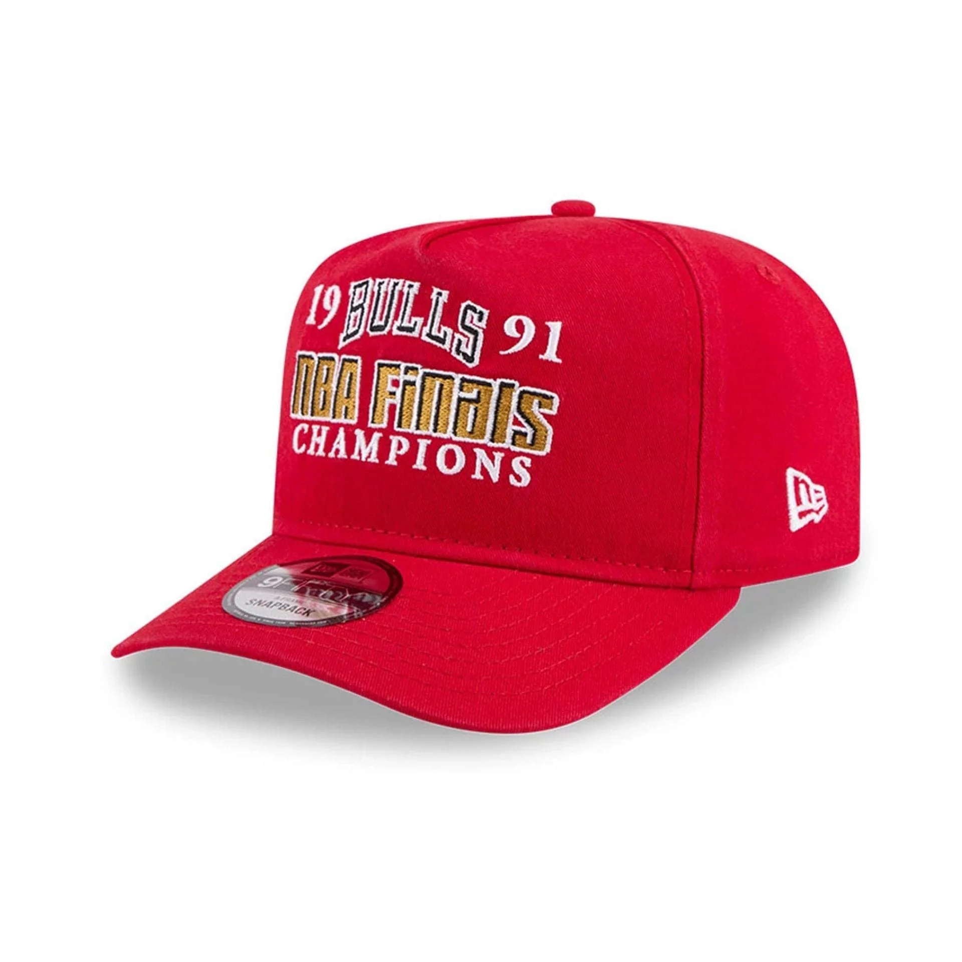 Chicago Bulls NBA Historic Red 9FIFTY A-Frame Snapback Adjustable Cap - Image 4