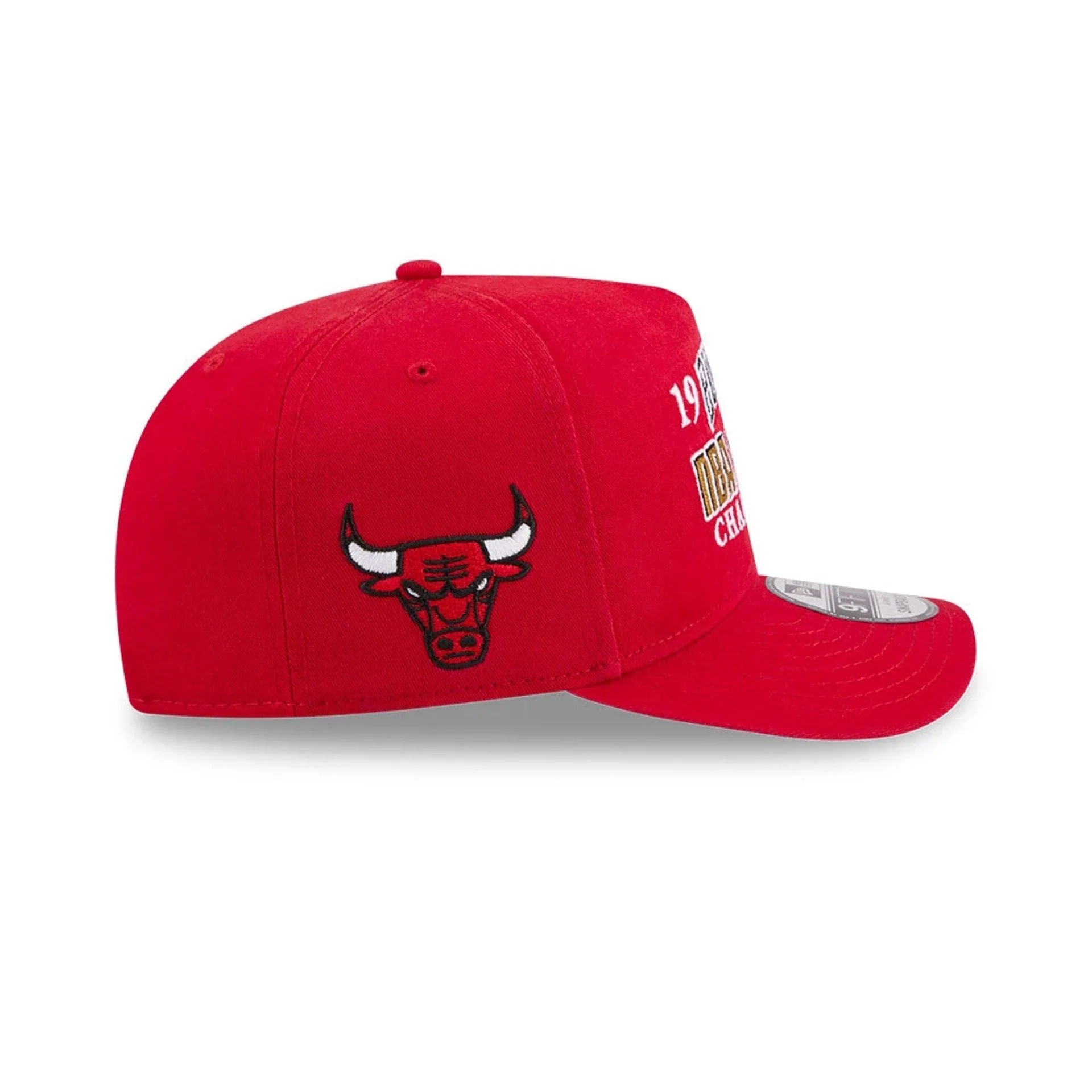 Chicago Bulls NBA Historic Red 9FIFTY A-Frame Snapback Adjustable Cap - Image 5