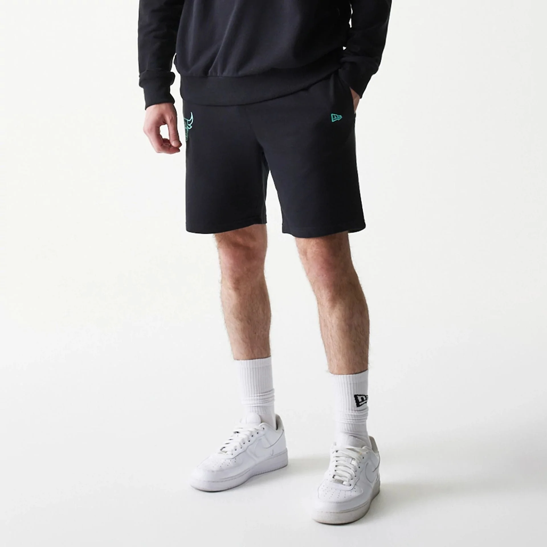Chicago Bulls NBA League Essential Black Shorts - Image 7