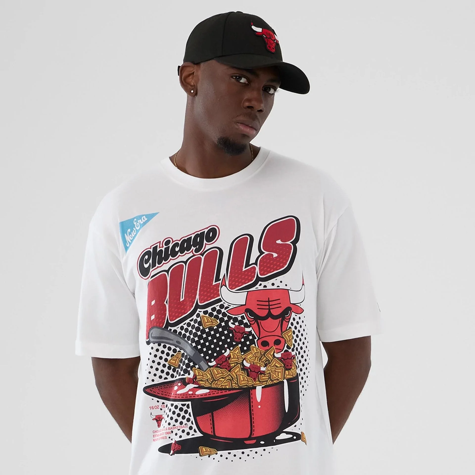 Chicago Bulls NBA Lifestyle Graphic White T-Shirt - Image 7