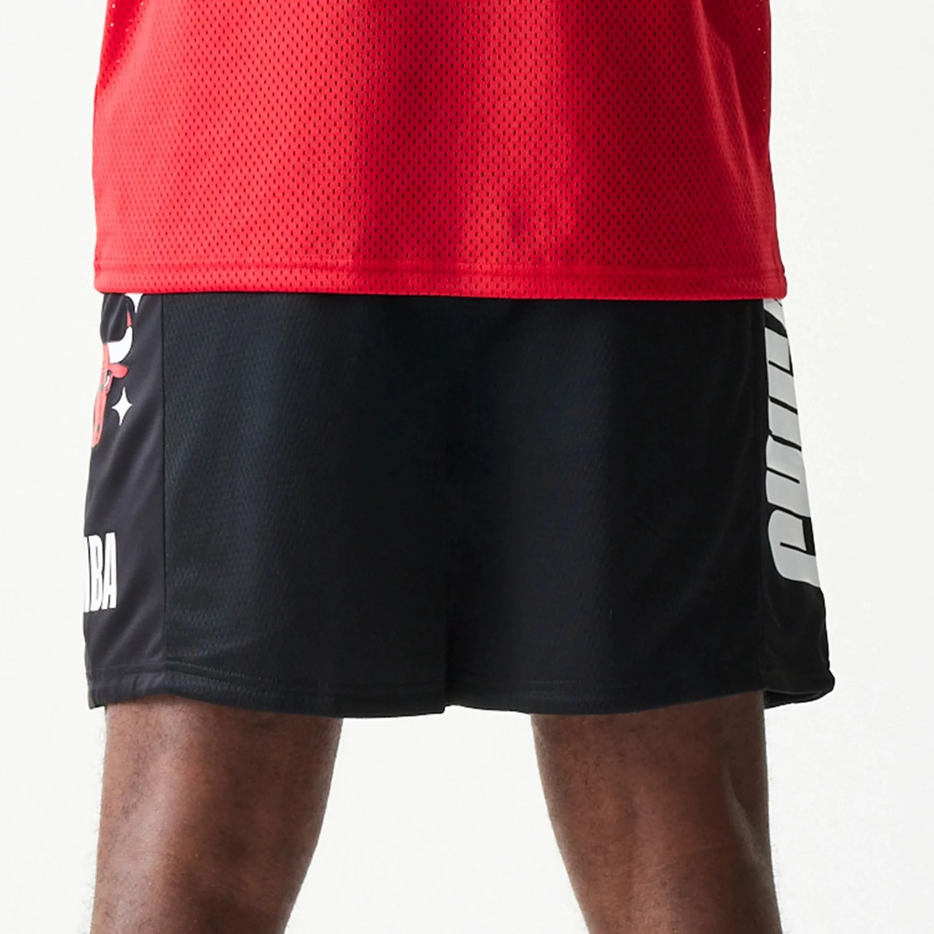 Chicago Bulls NBA Mesh Black Shorts - Image 7