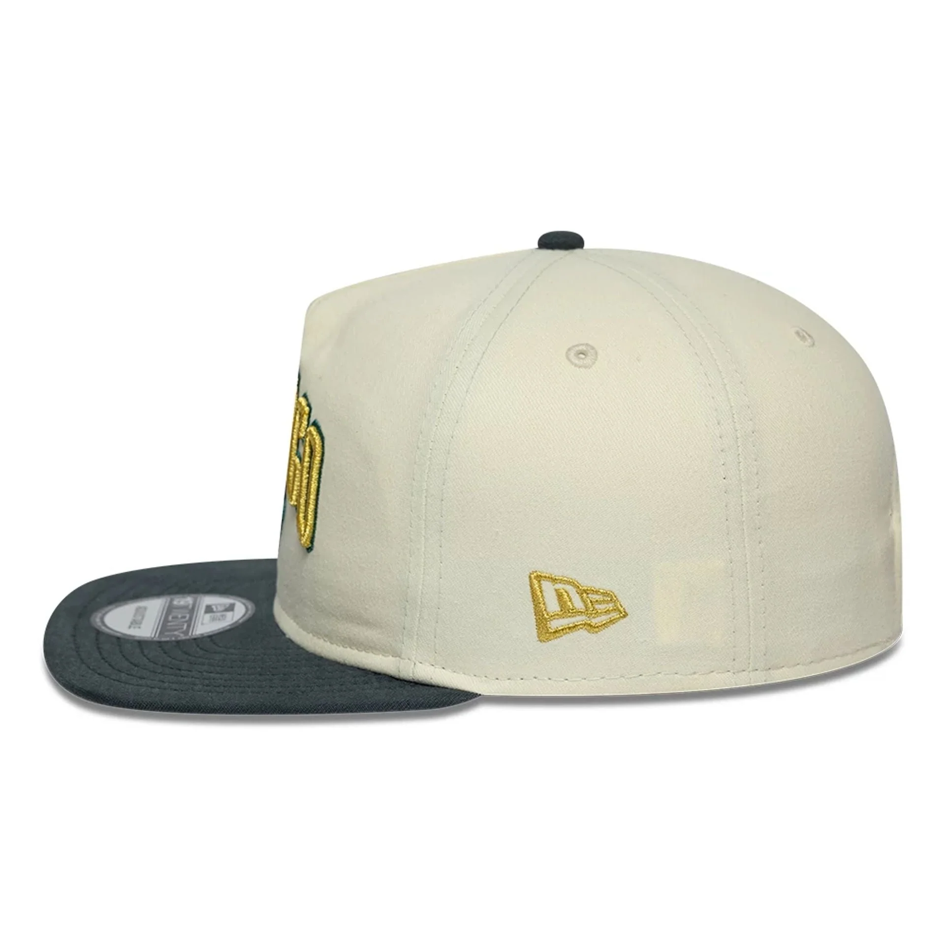Chicago Bulls NBA Metallic Logo Cream 19TWENTY Adjustable Cap - Image 6