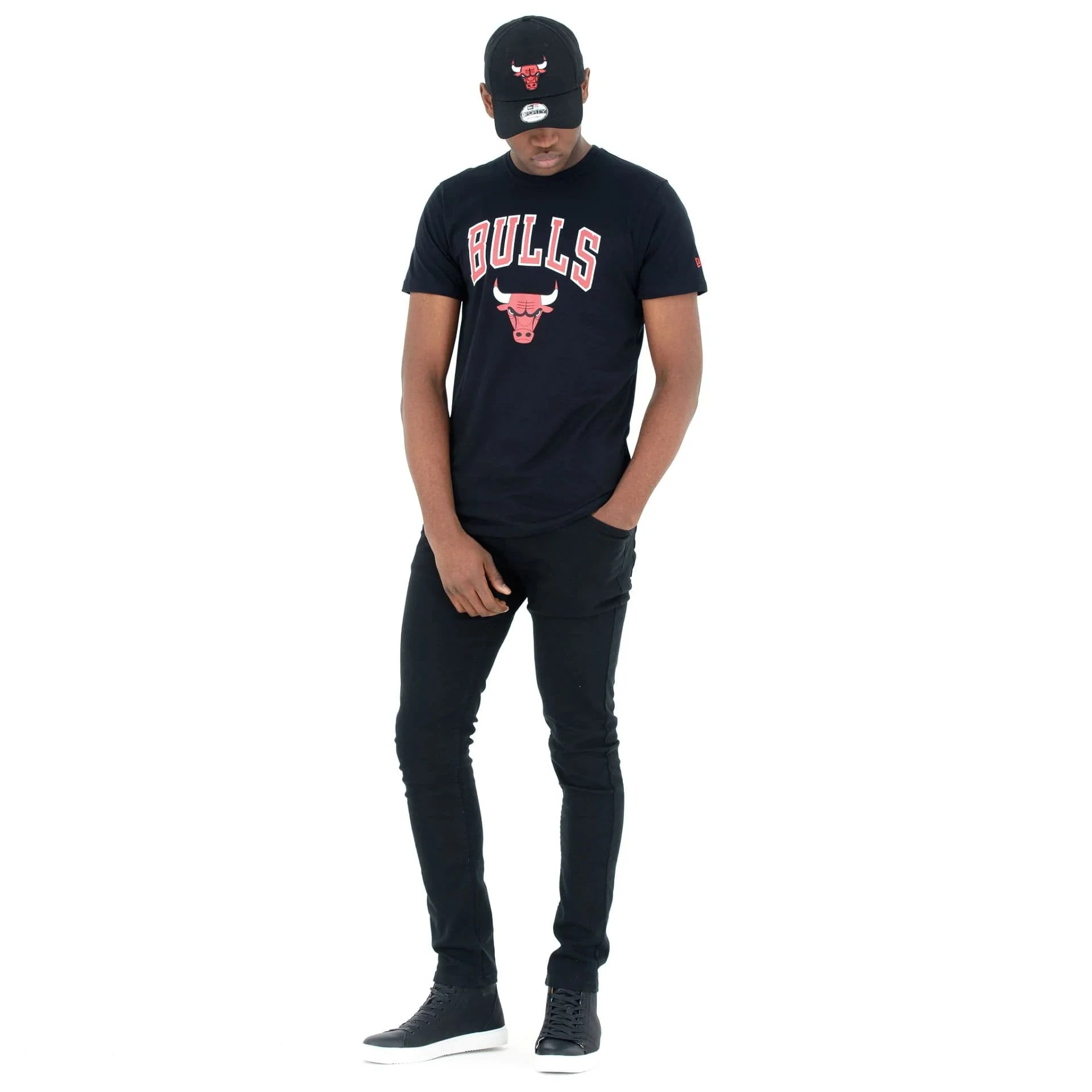 Chicago Bulls NBA Regular Black T-Shirt - Image 6