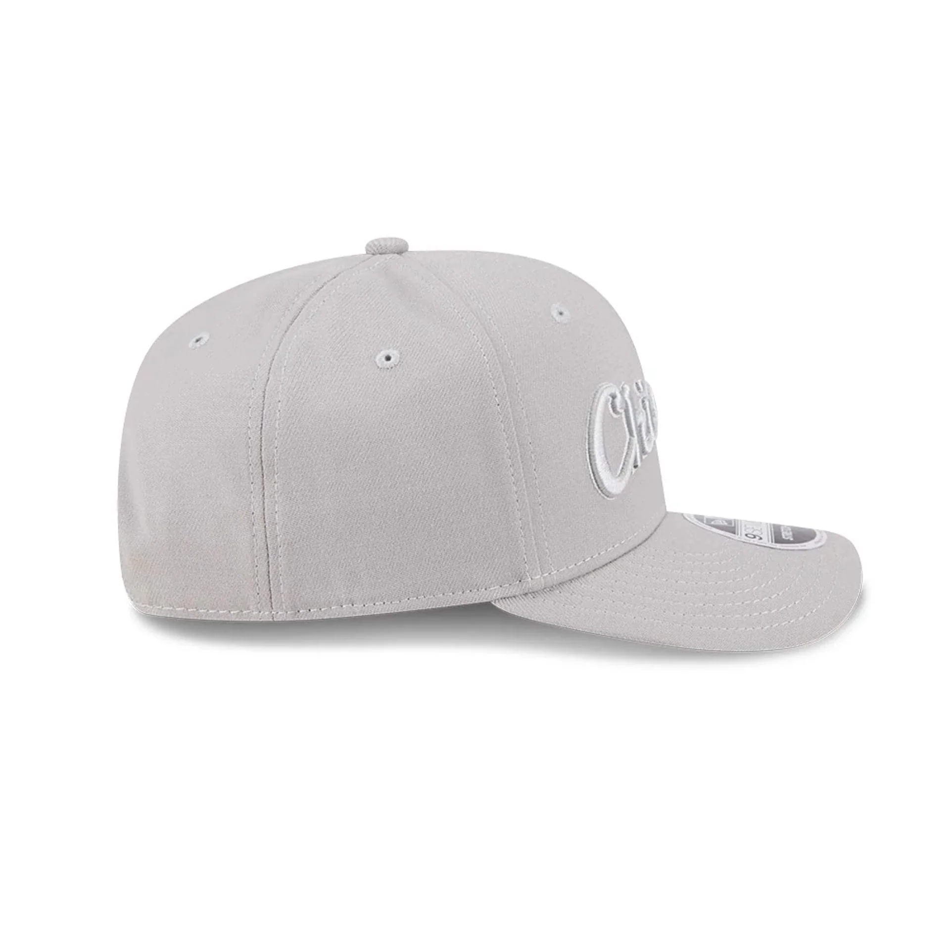 Chicago Bulls NBA Script Grey 9SEVENTY Stretch Snap Adjustable Cap - Image 4