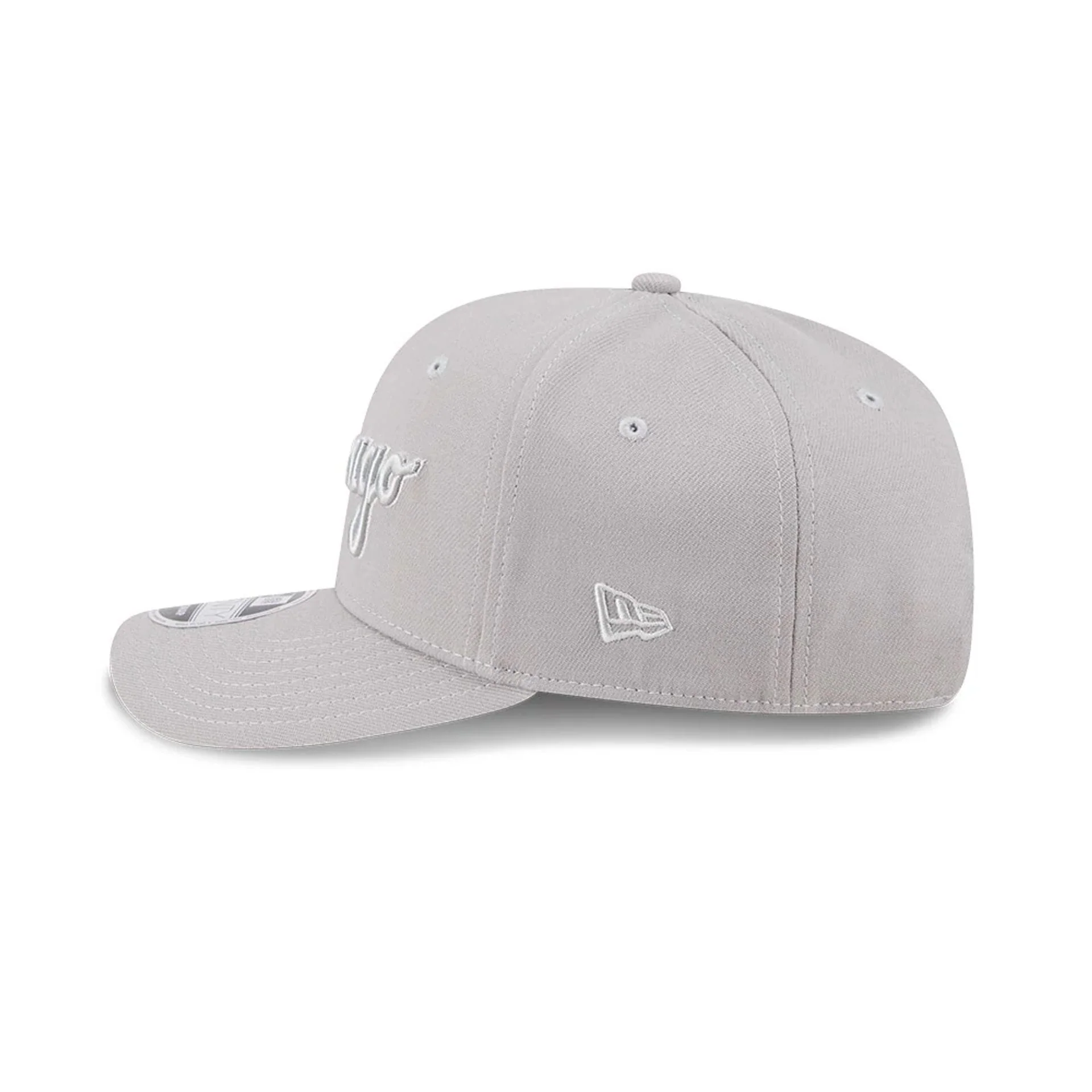 Chicago Bulls NBA Script Grey 9SEVENTY Stretch Snap Adjustable Cap - Image 5
