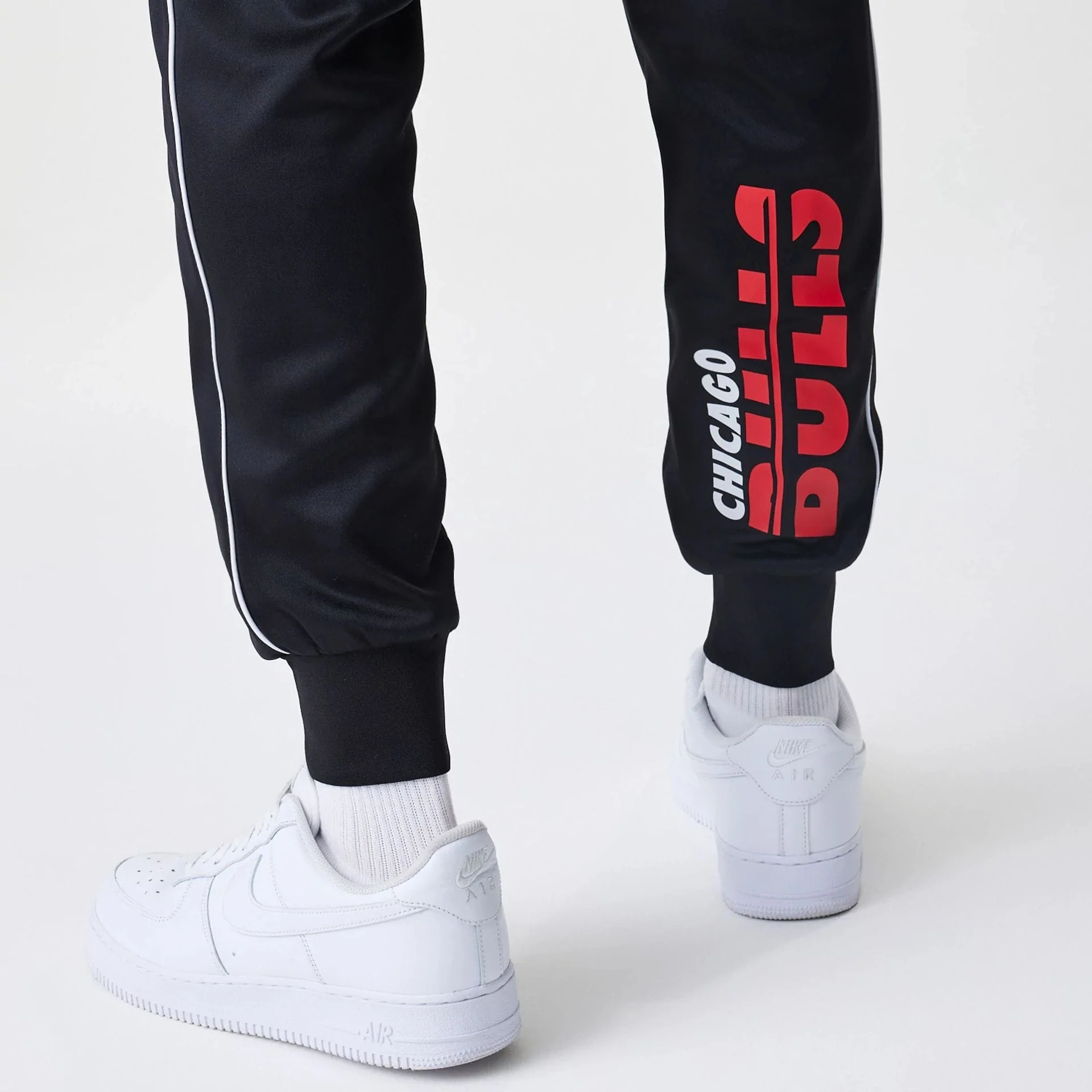 Chicago Bulls NBA Slim Black Track Pants - Image 7