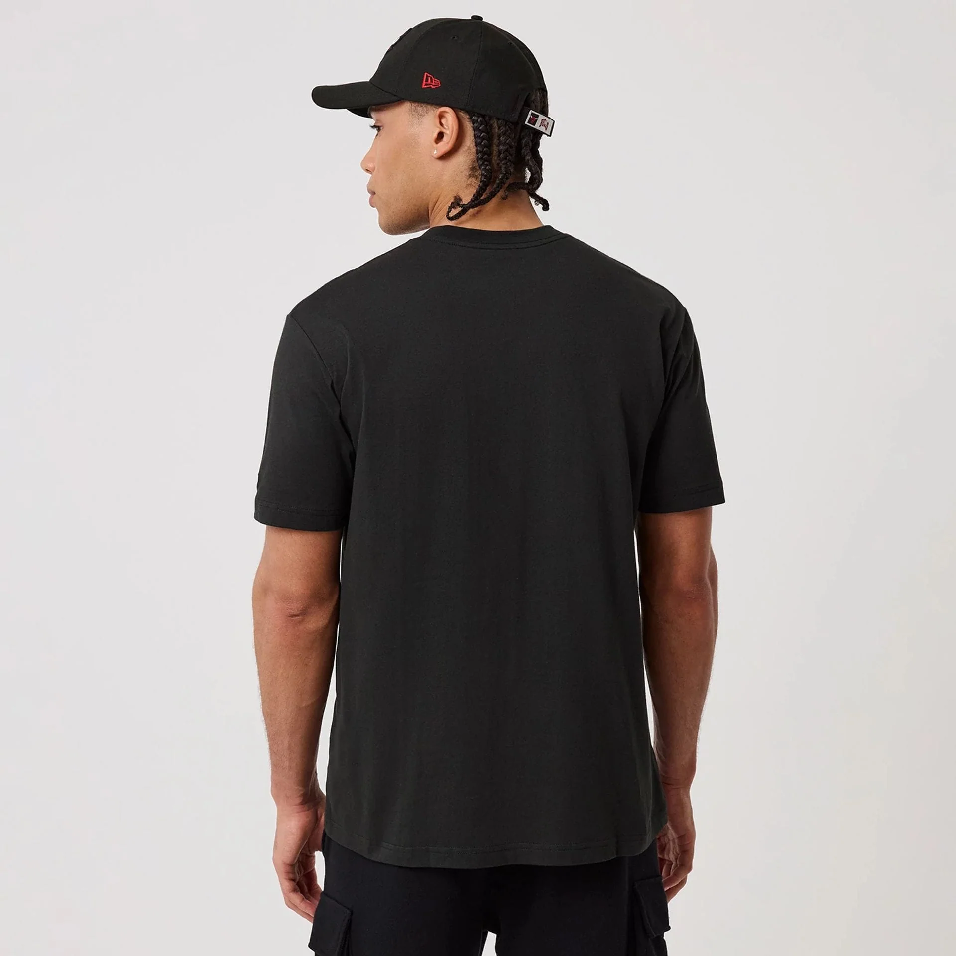 Chicago Bulls NBA Sport Classic Black T-Shirt - Image 2