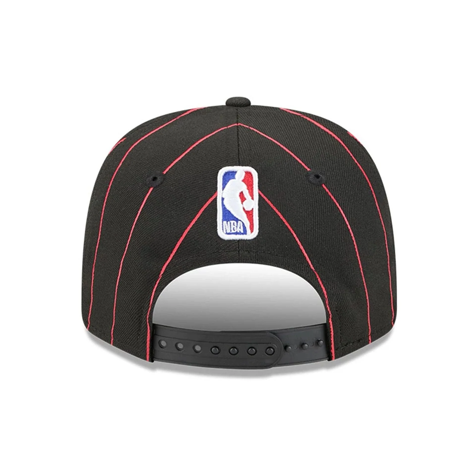 Chicago Bulls NBA Statement Black 9SEVENTY Stretch Snap Adjustable Cap - Image 7