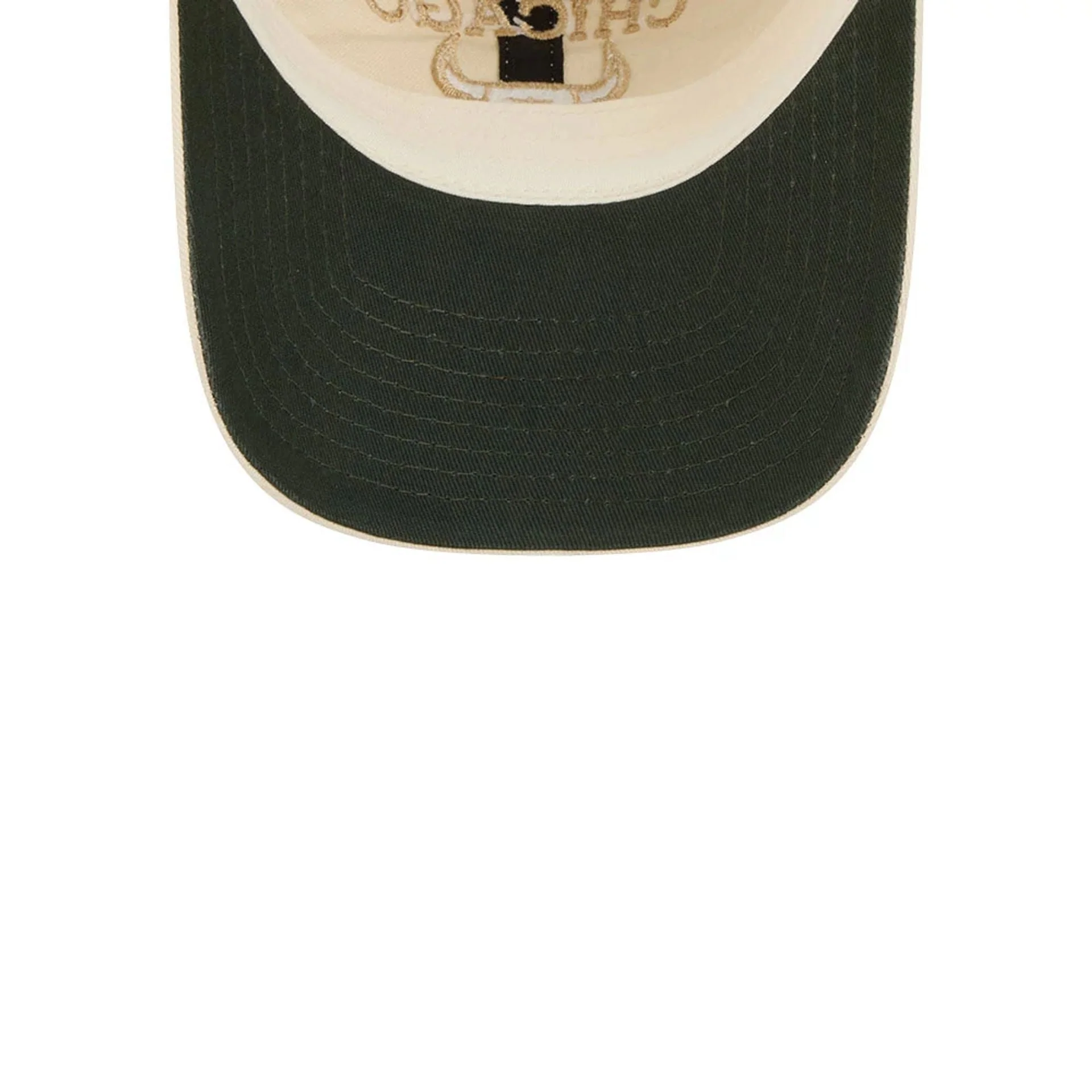 Chicago Bulls NBA Team Logo Beige Casual Classic Adjustable Cap - Image 2