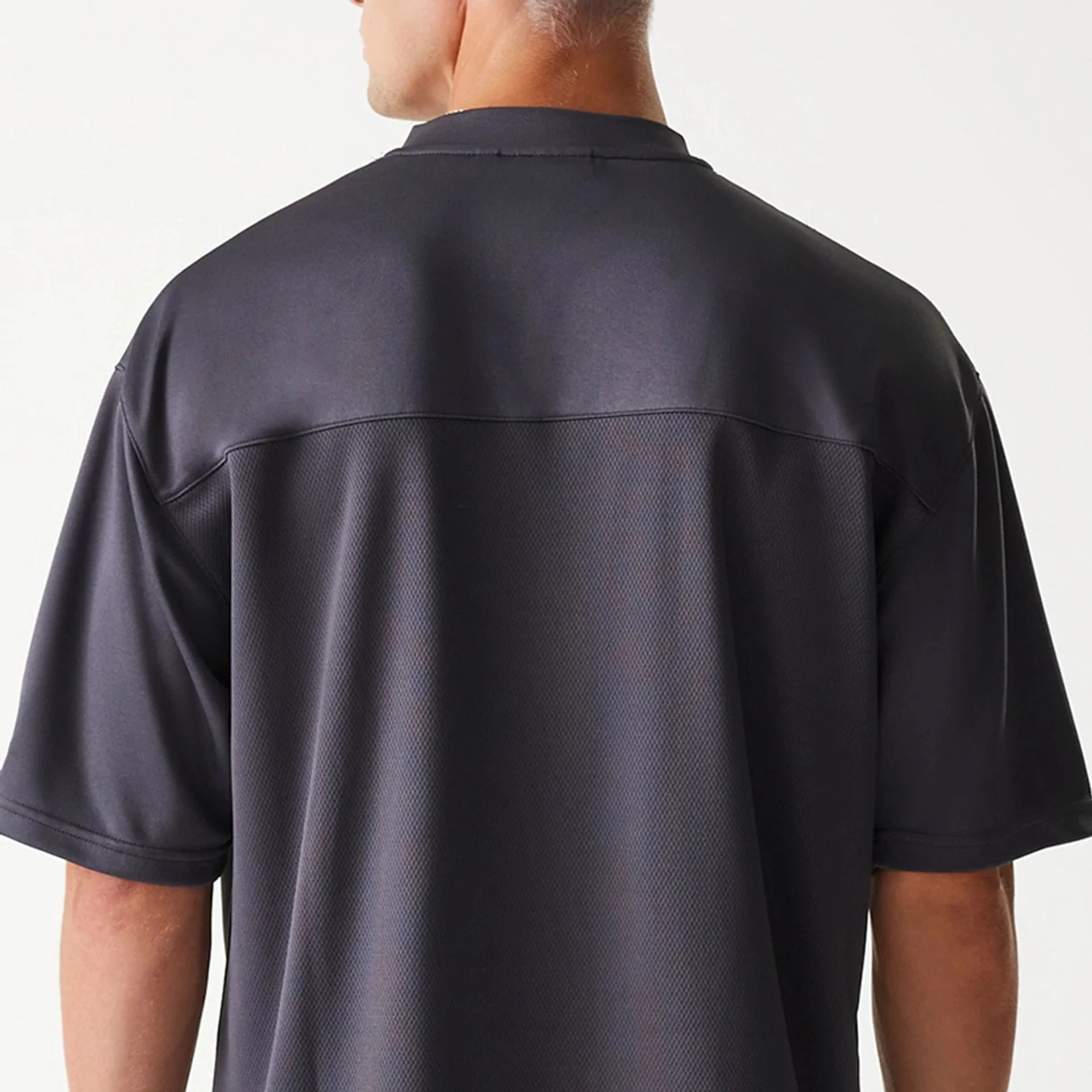 Chicago Bulls NBA Tonal Dark Grey Mesh Jersey - Image 6