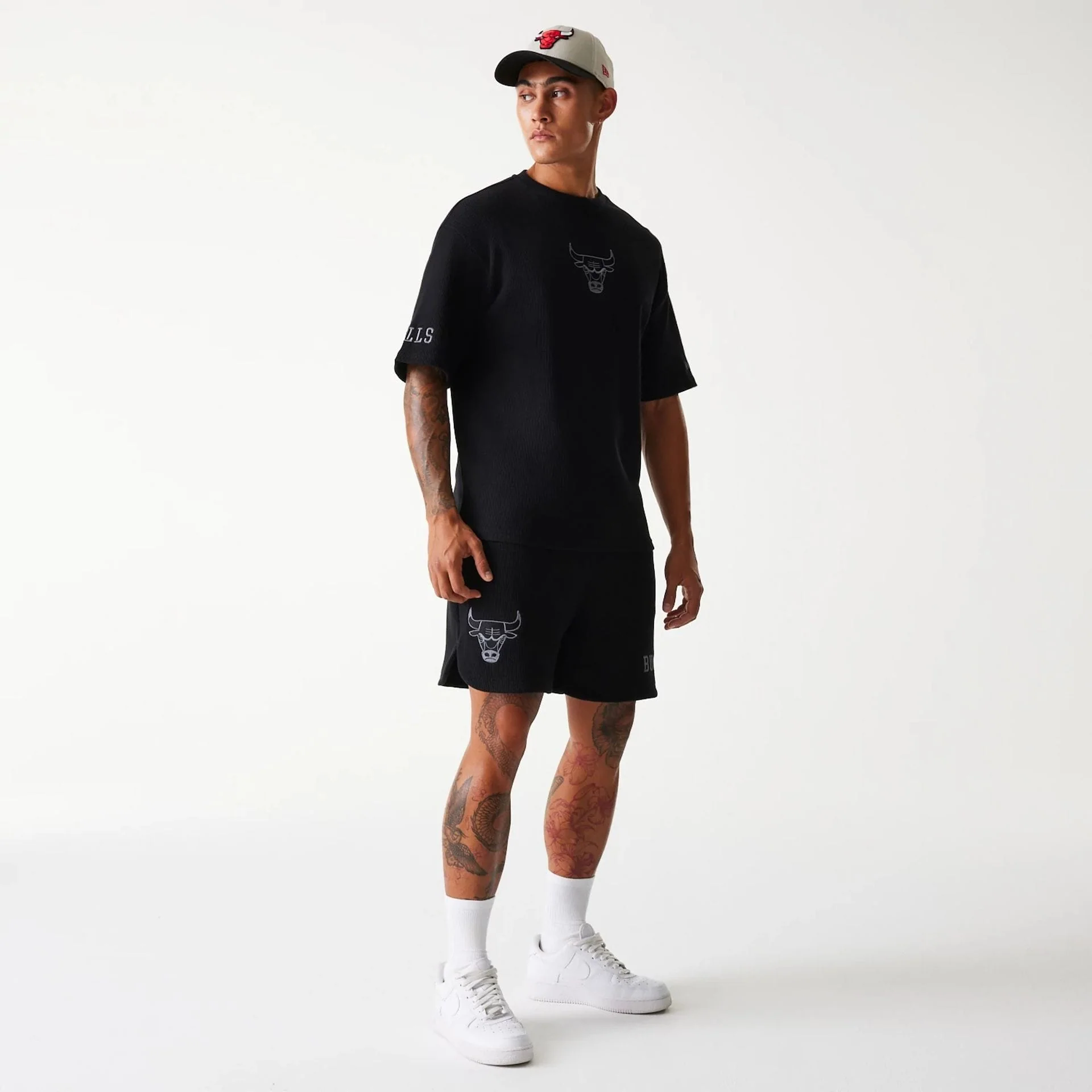 Chicago Bulls NBA Waffle Black Shorts - Image 8