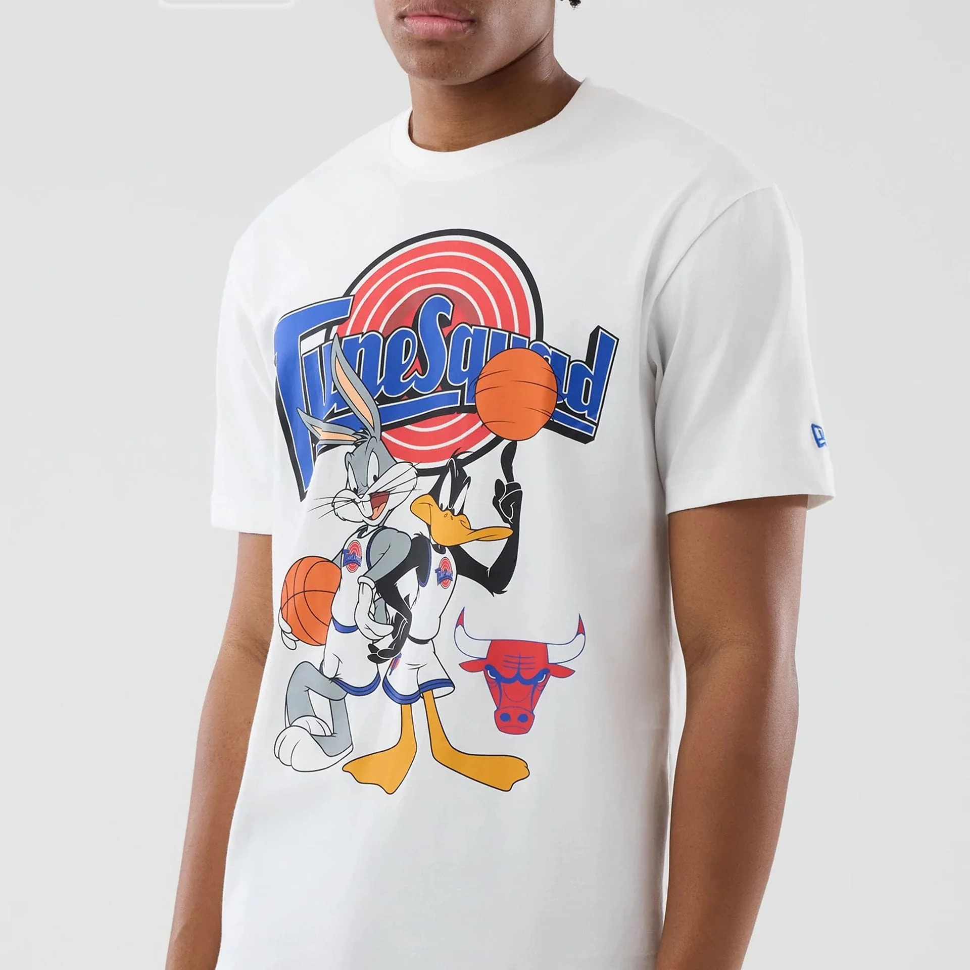 Chicago Bulls Space Jam 2 X NBA White T-Shirt - Image 3
