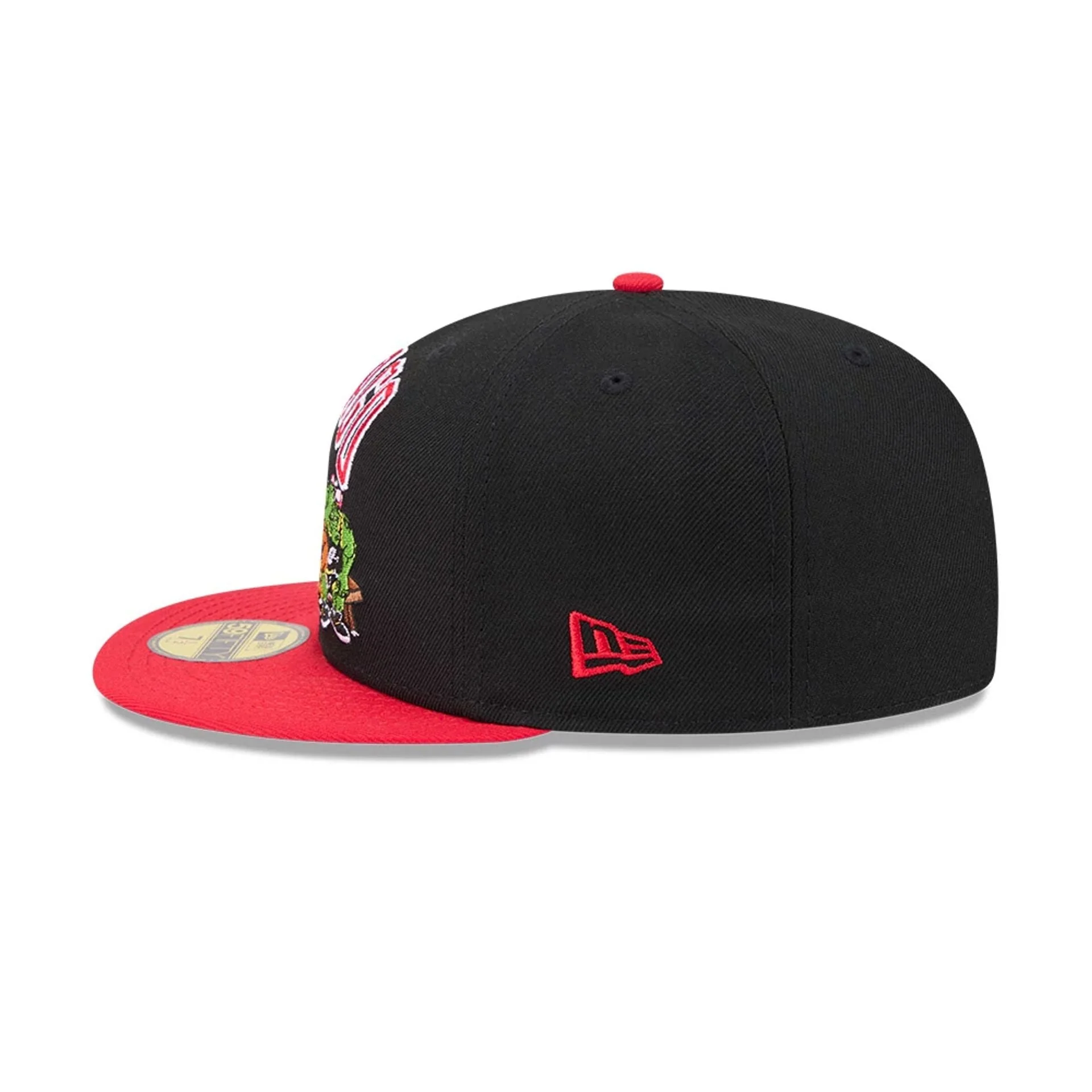 Chicago Bulls Space Jam Monstars Black 59FIFTY Fitted Cap - Image 7