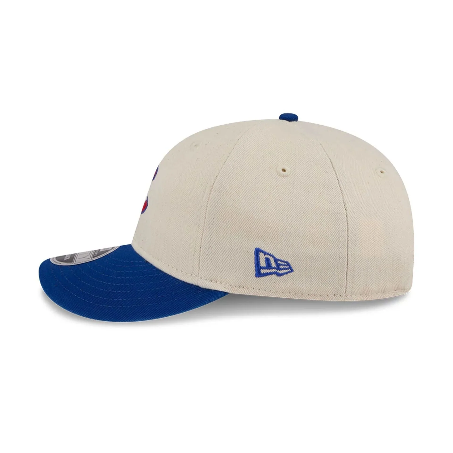 Chicago Cubs MLB Americana Herringbone White Retro Crown 9FIFTY Adjustable Cap - Image 7