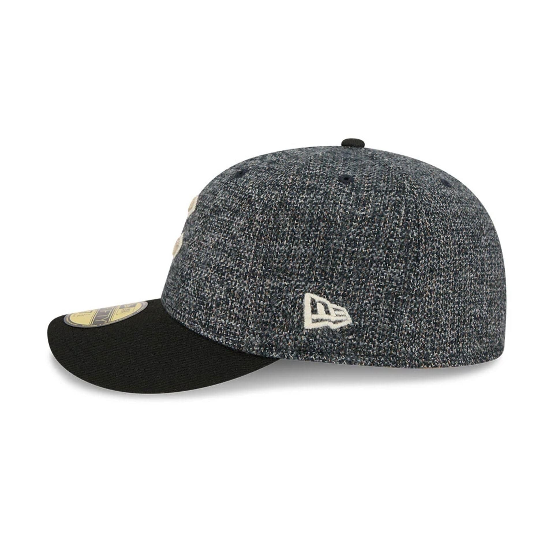 Chicago Cubs MLB Tweedy Cotton Black 59FIFTY Fitted Cap - Image 5