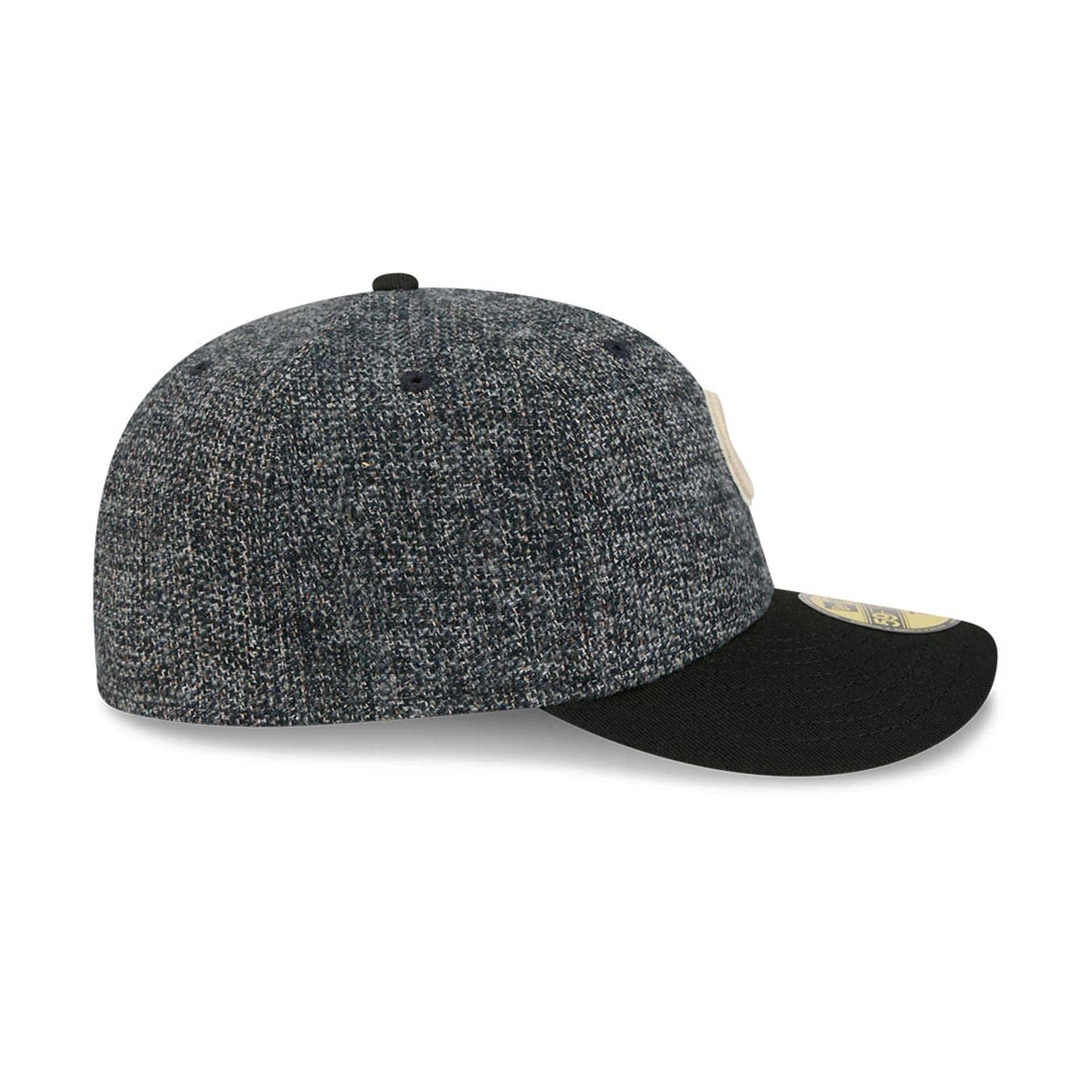 Chicago Cubs MLB Tweedy Cotton Black 59FIFTY Fitted Cap - Image 6