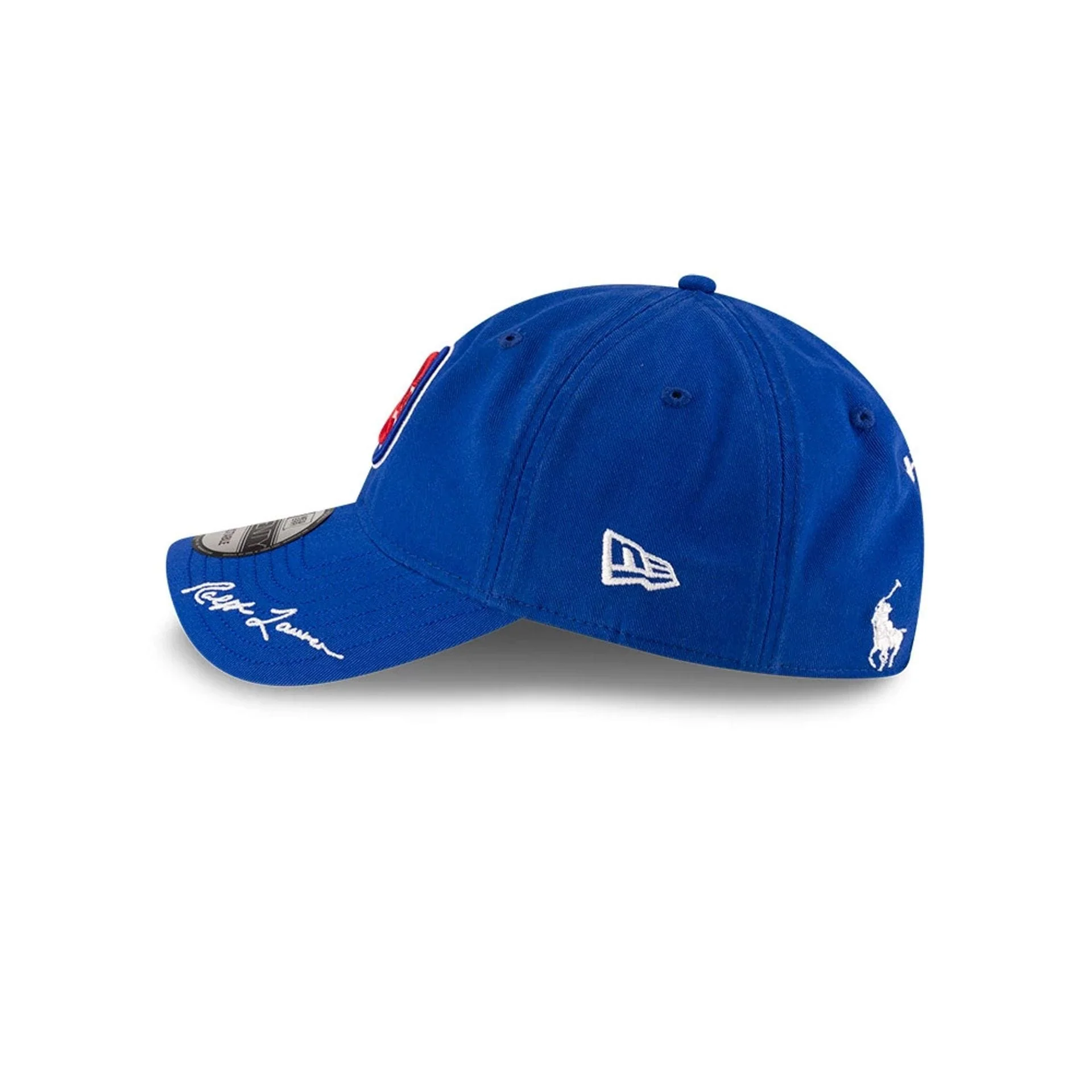 Chicago Cubs Ralph Lauren X MLB Open Blue 9TWENTY Adjustable Cap - Image 4