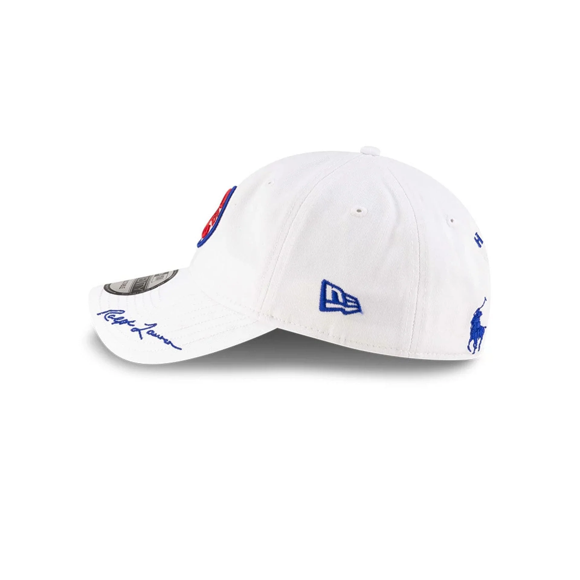 Chicago Cubs Ralph Lauren X MLB Open White 9TWENTY Adjustable Cap - Image 4