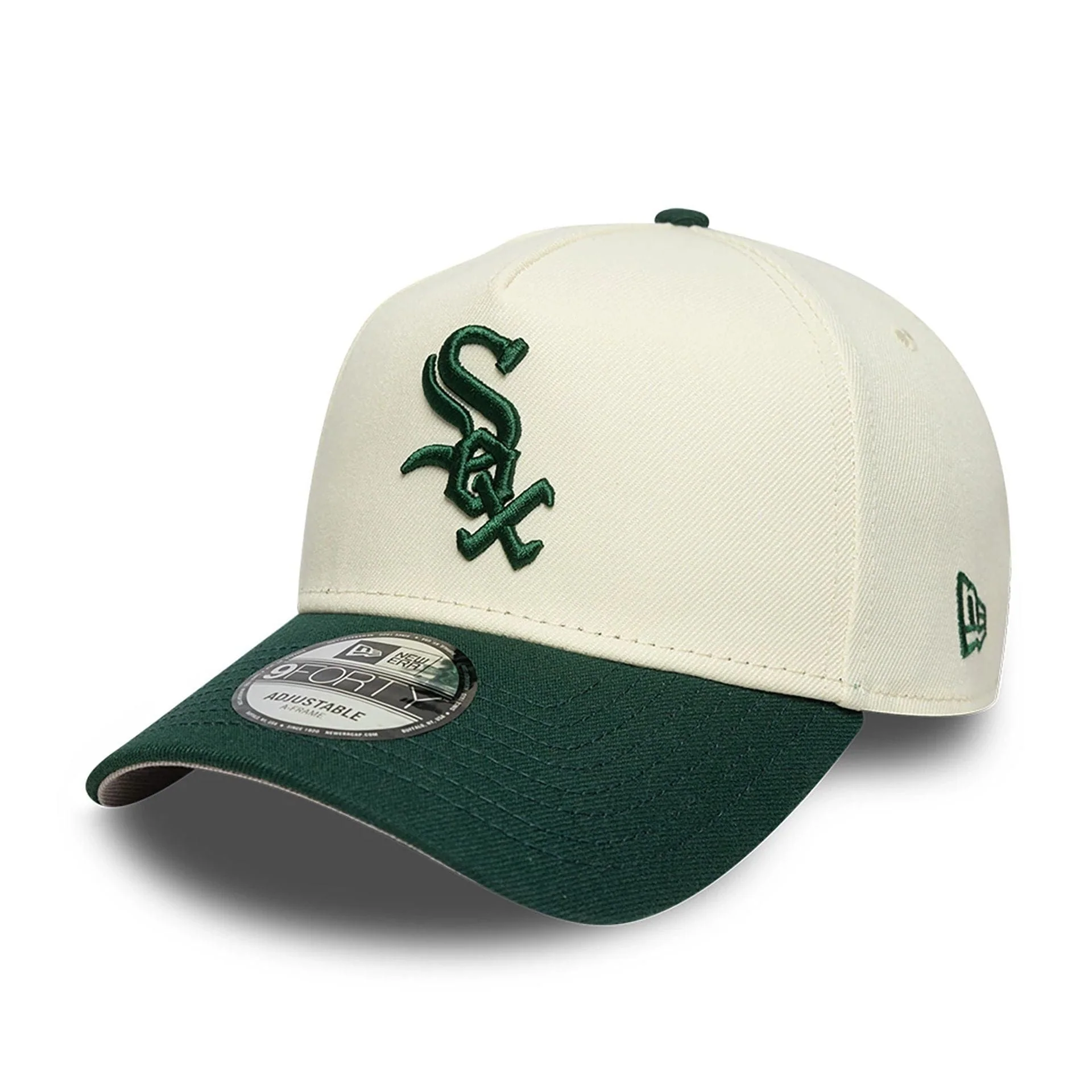 Chicago White Sox Chrome White And Dark Green 9FORTY A-Frame Adjustable Cap - Image 4
