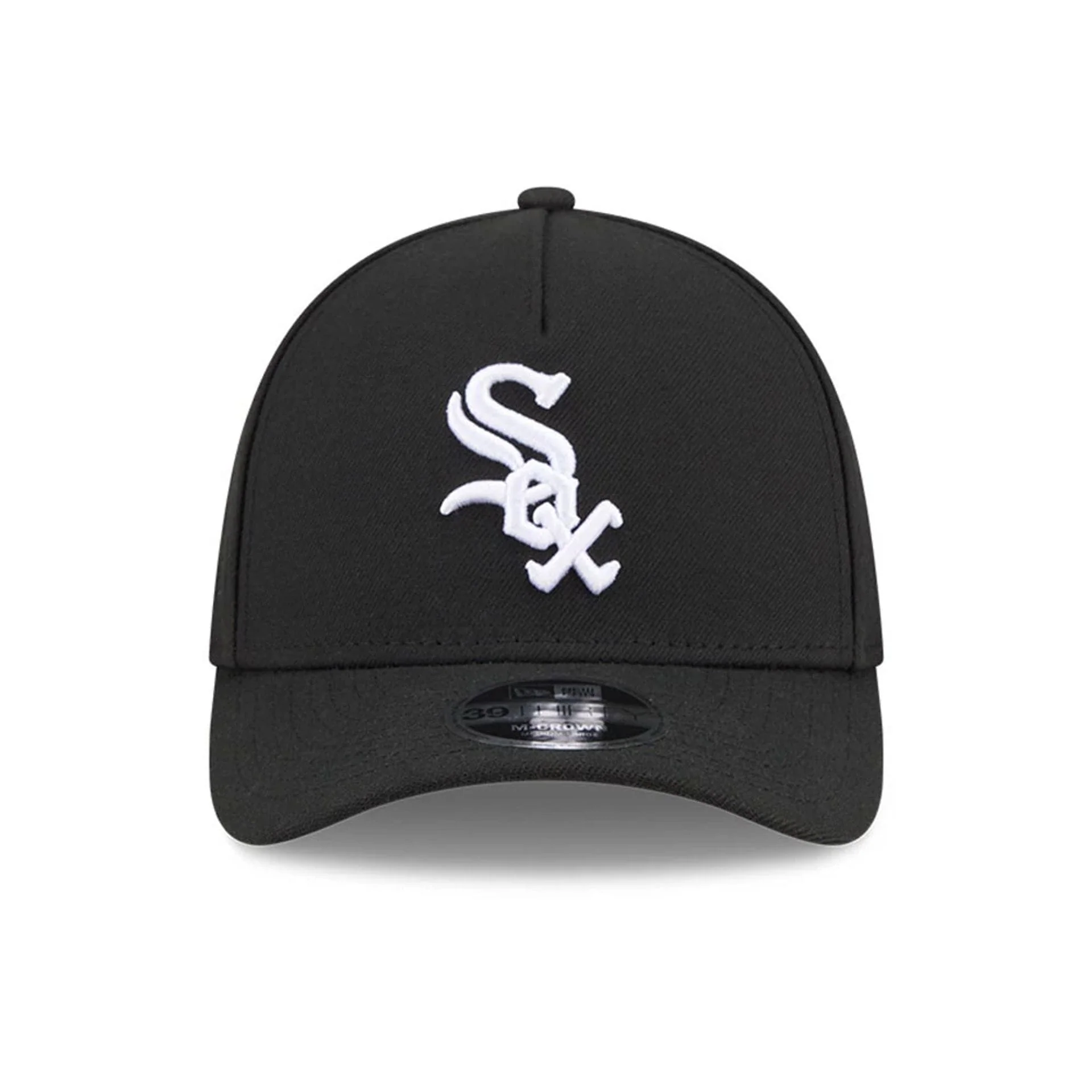Chicago White Sox MLB Black 39THIRTY M-Crown A-Frame Stretch Fit Cap - Image 3