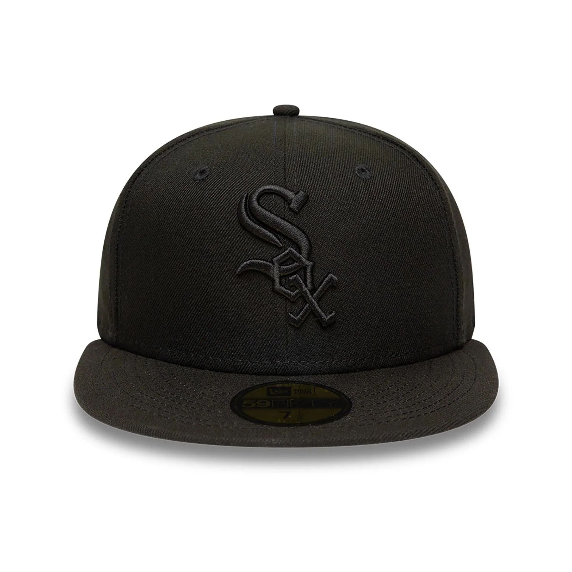 Chicago White Sox MLB Black on Black 59FIFTY Fitted Cap - Image 6
