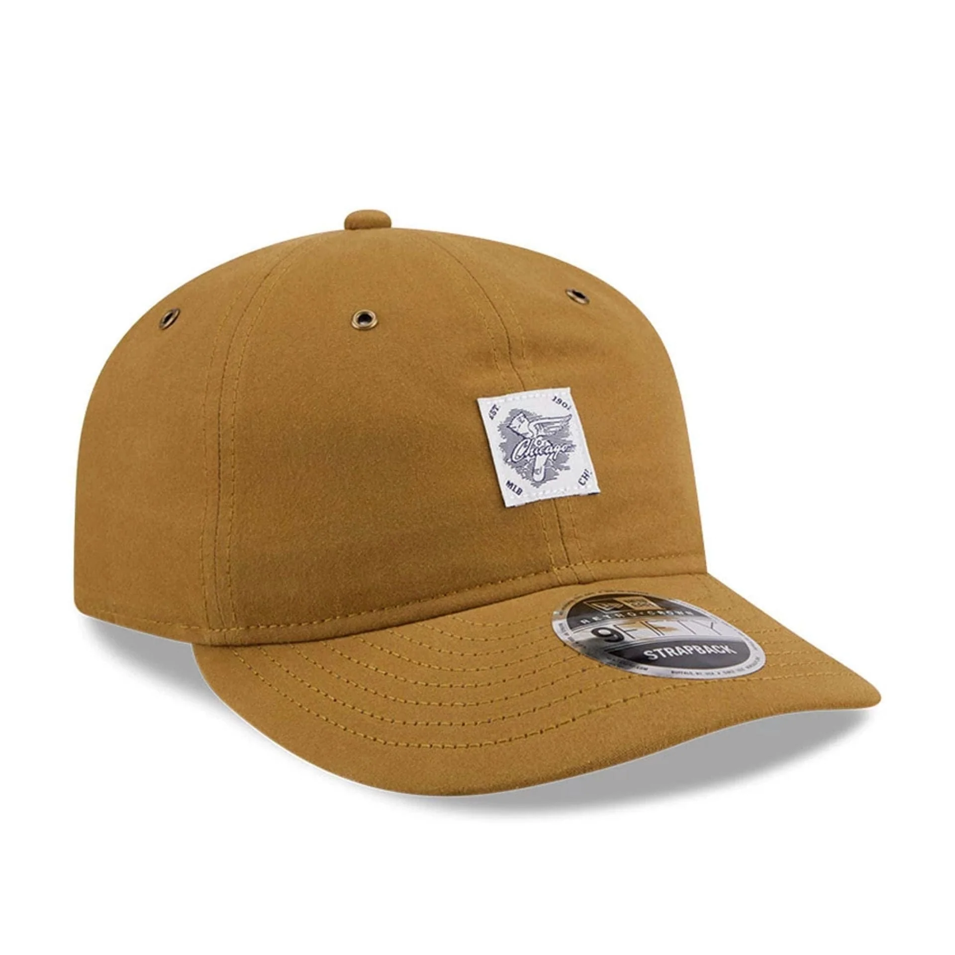 Chicago White Sox MLB Brushed Dark Beige Retro Crown 9FIFTY Adjustable Cap - Image 4