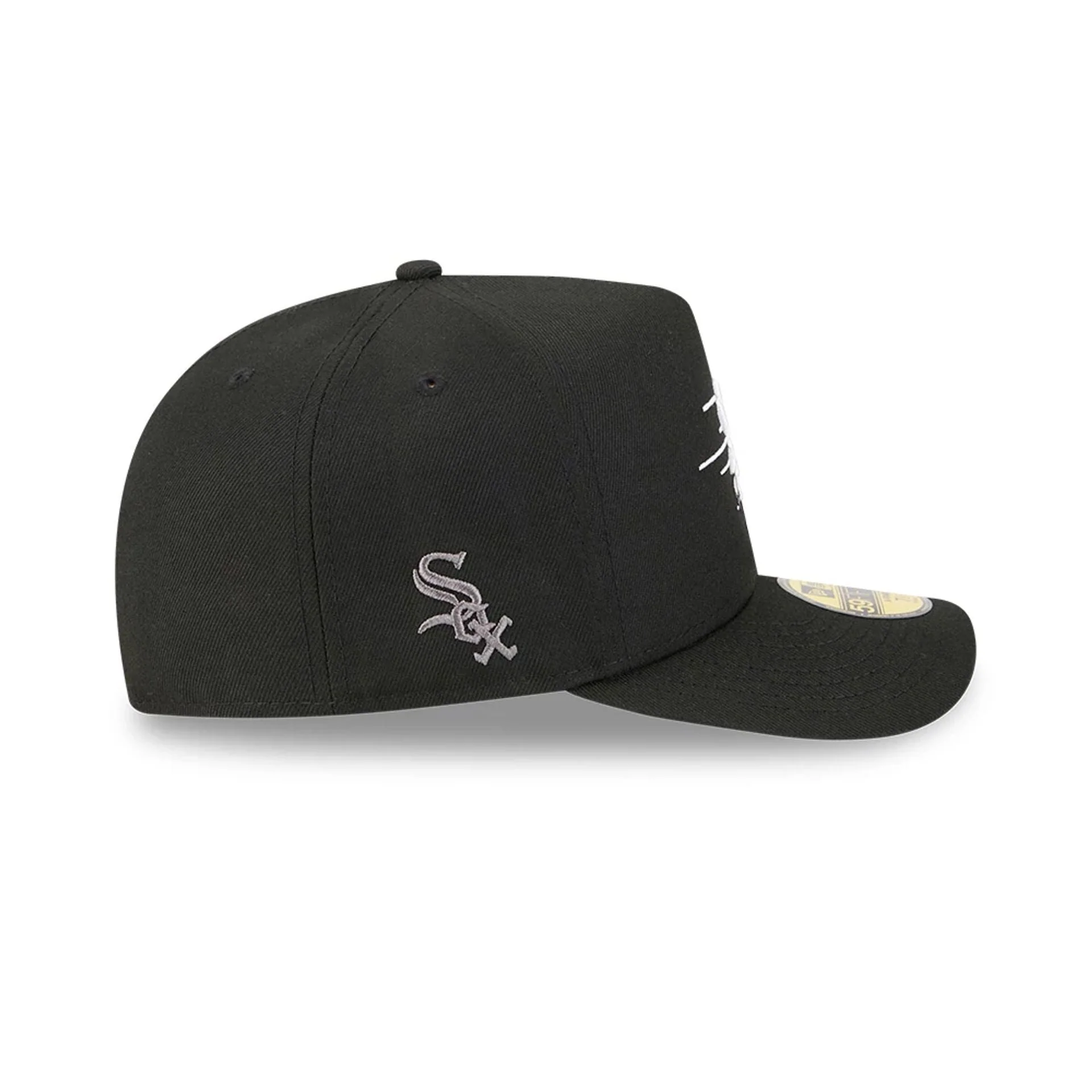 Chicago White Sox MLB Cartoon Black 59FIFTY A-Frame Fitted Cap - Image 5