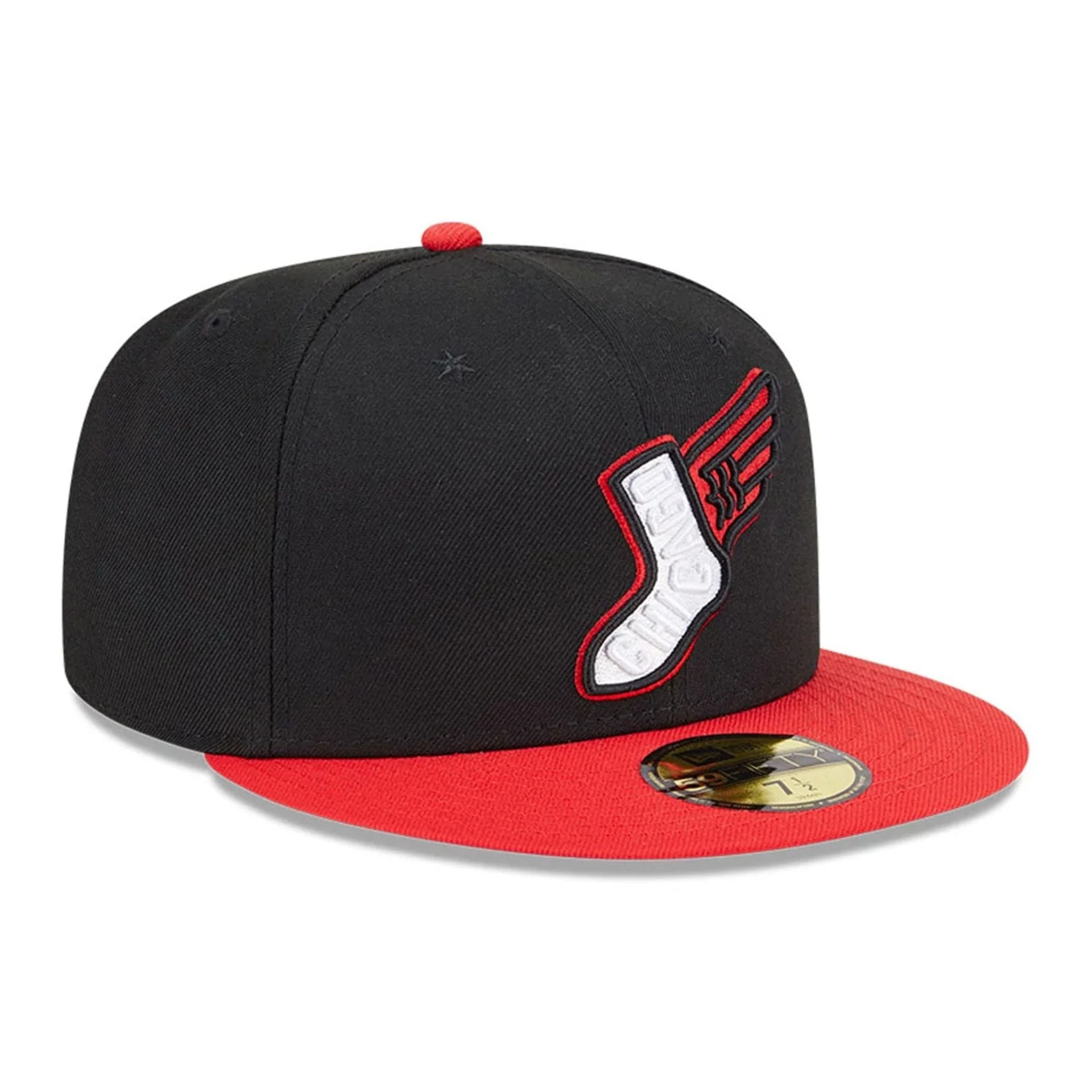 Chicago White Sox MLB City Connect Black 59FIFTY Fitted Cap - Image 4