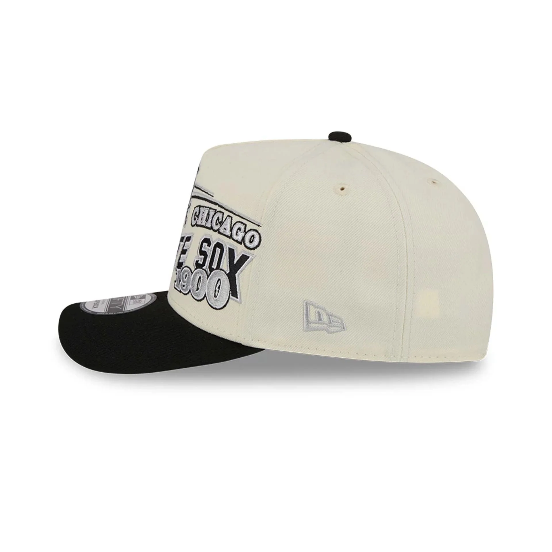 Chicago White Sox MLB Classic White 9FIFTY A-Frame Snapback Adjustable Cap - Image 5