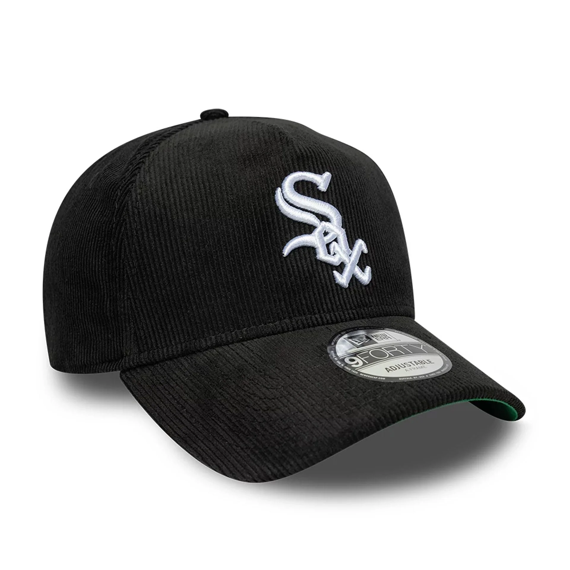 Chicago White Sox MLB Cord Black 9FORTY A-Frame Adjustable Cap - Image 4