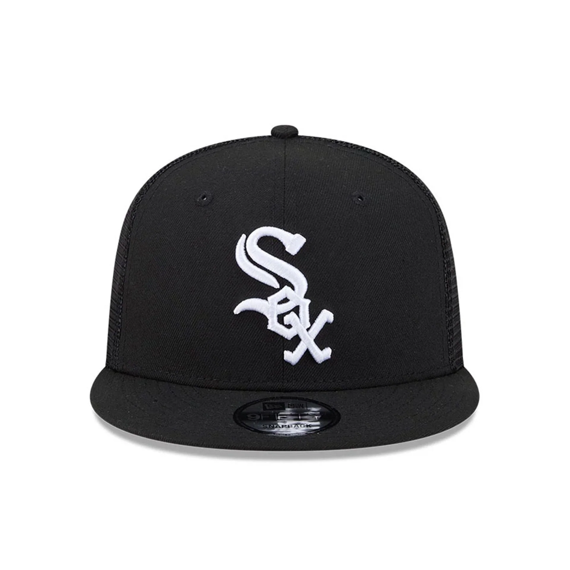 Chicago White Sox MLB Evergreen Black 9FIFTY Trucker Adjustable Cap - Image 3