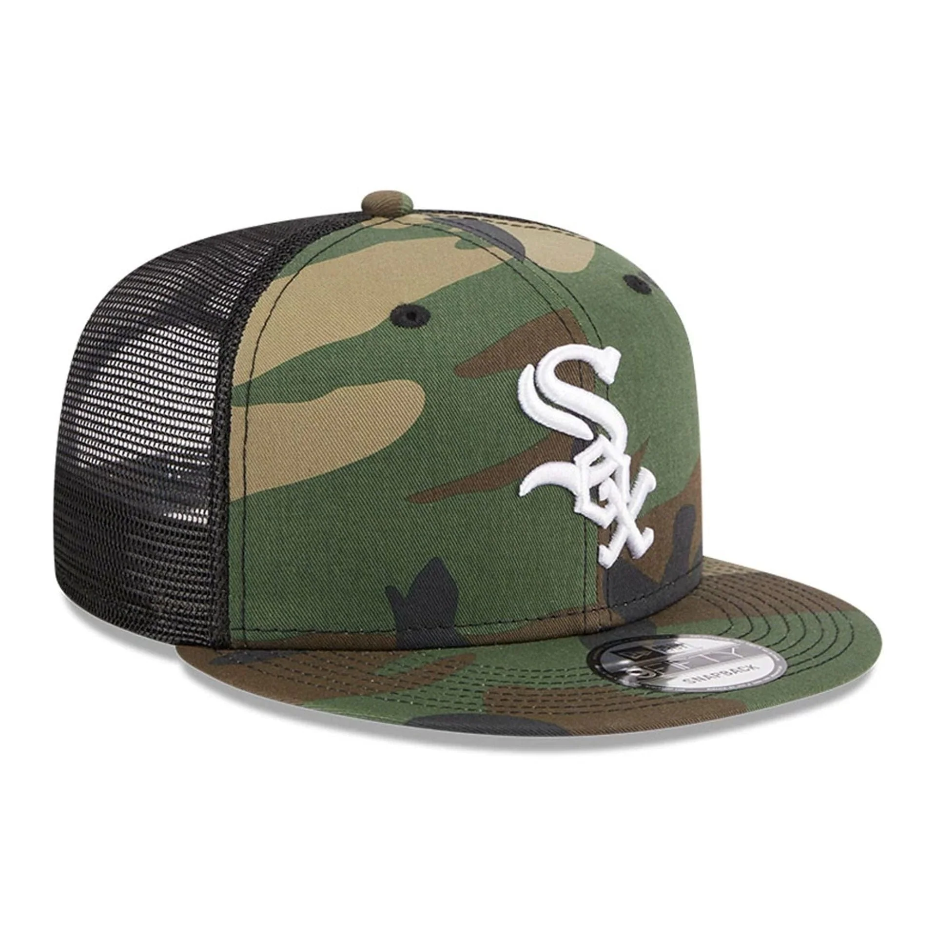 Chicago White Sox MLB Evergreen Camo 9FIFTY Trucker Adjustable Cap - Image 4