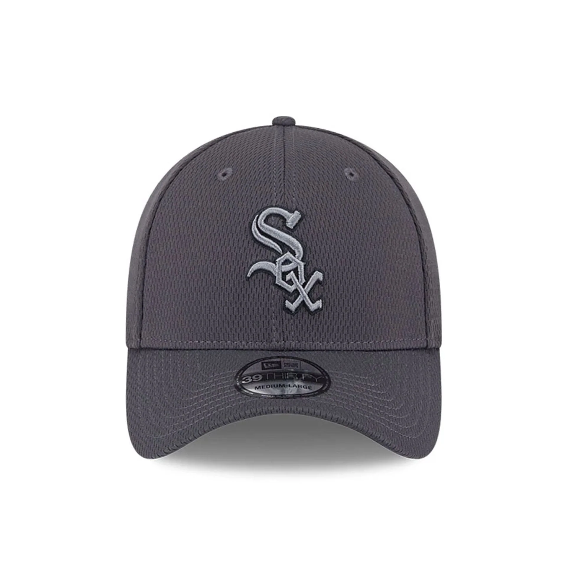 Chicago White Sox MLB Evergreen Dark Grey 39THIRTY Stretch Fit Cap - Image 2
