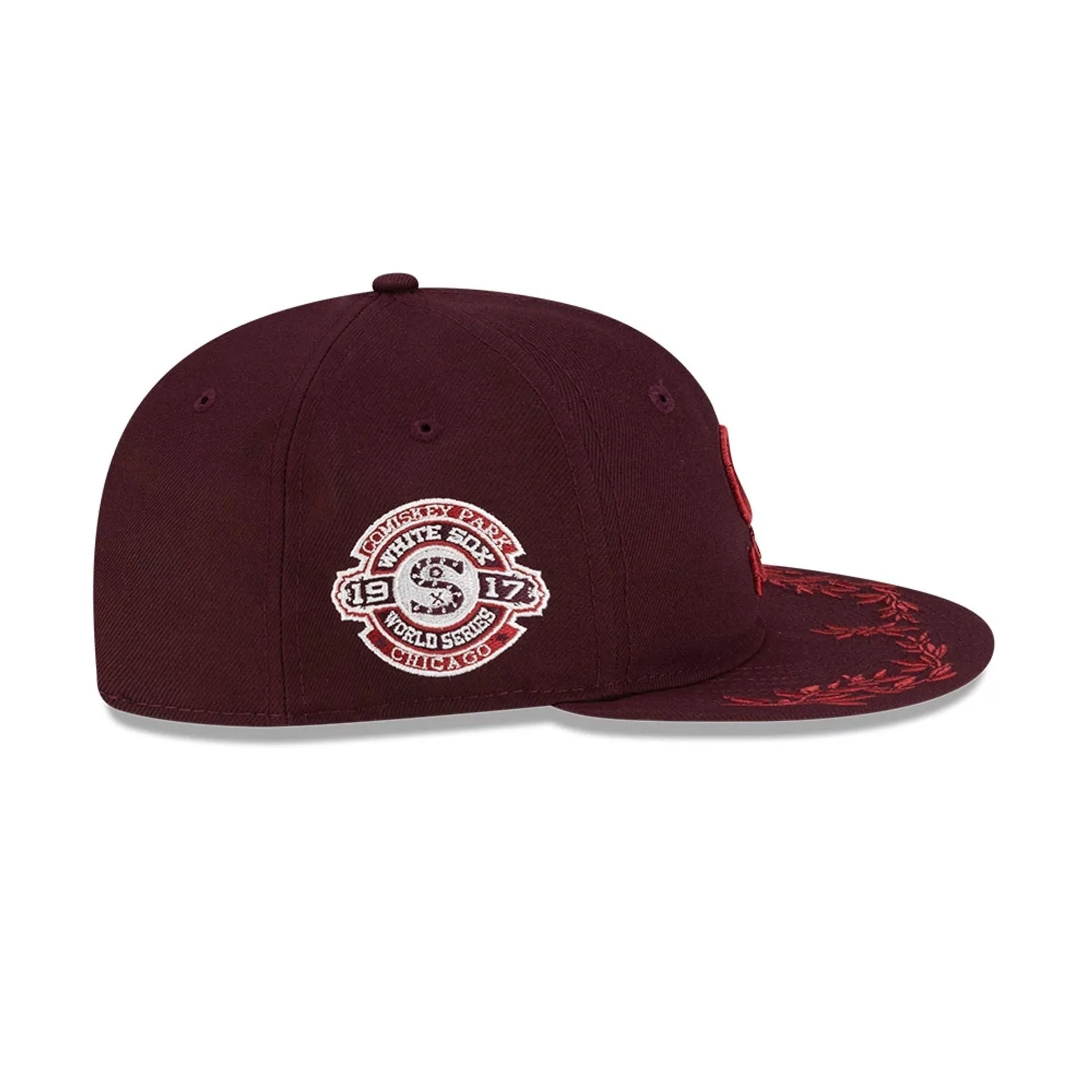 Chicago White Sox MLB Flourishes Purple Retro Crown 9FIFTY Cap - Image 4