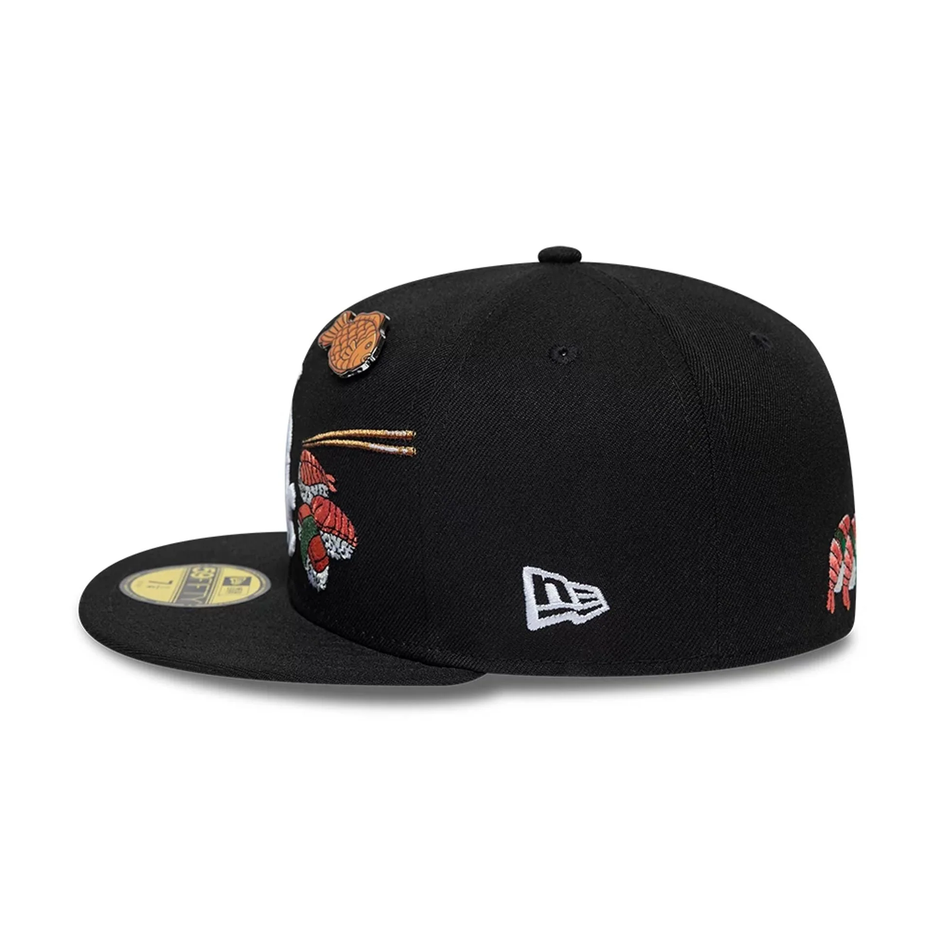 Chicago White Sox MLB Food Black 59FIFTY Fitted Cap - Image 6
