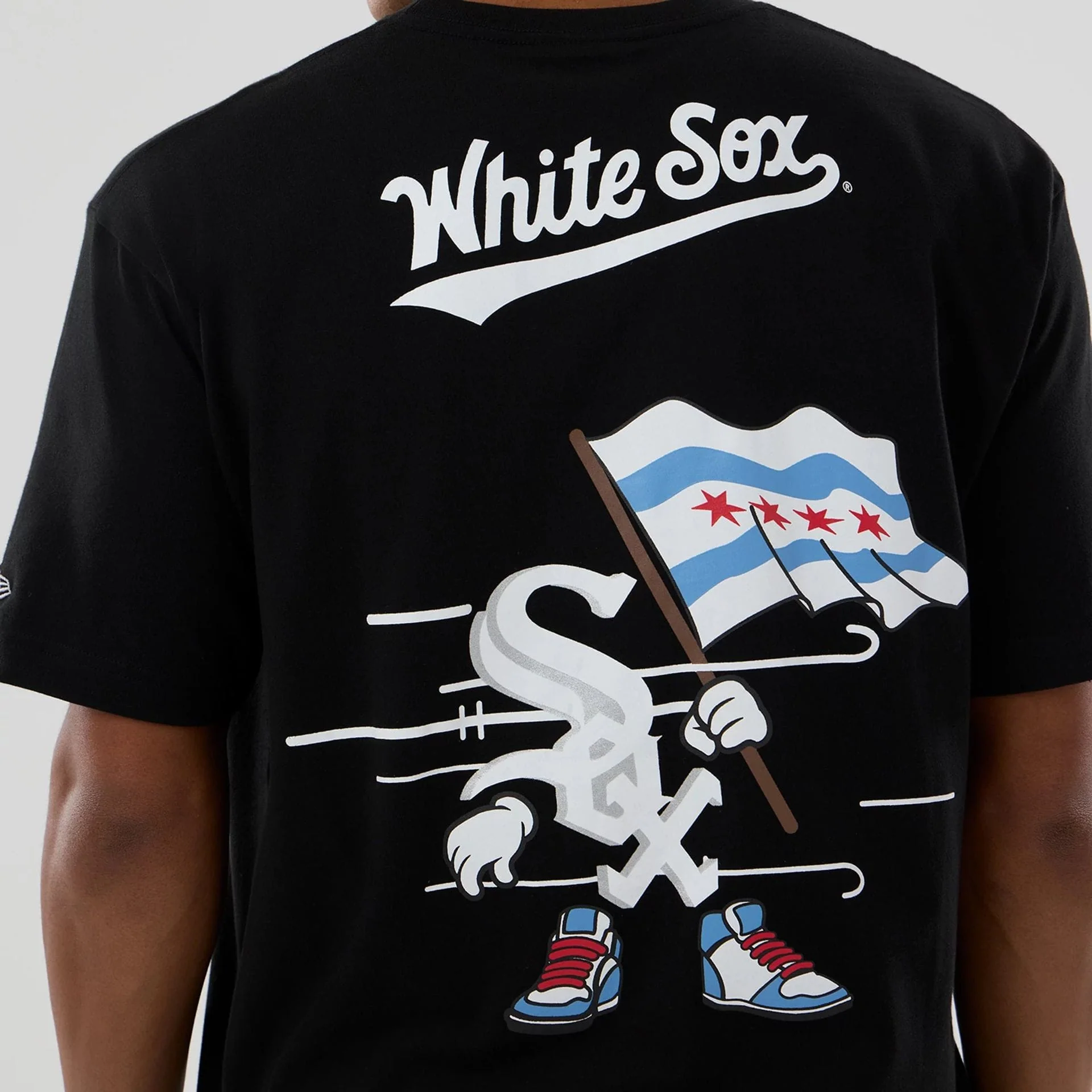 Chicago White Sox MLB Graphic Black T-Shirt - Image 3