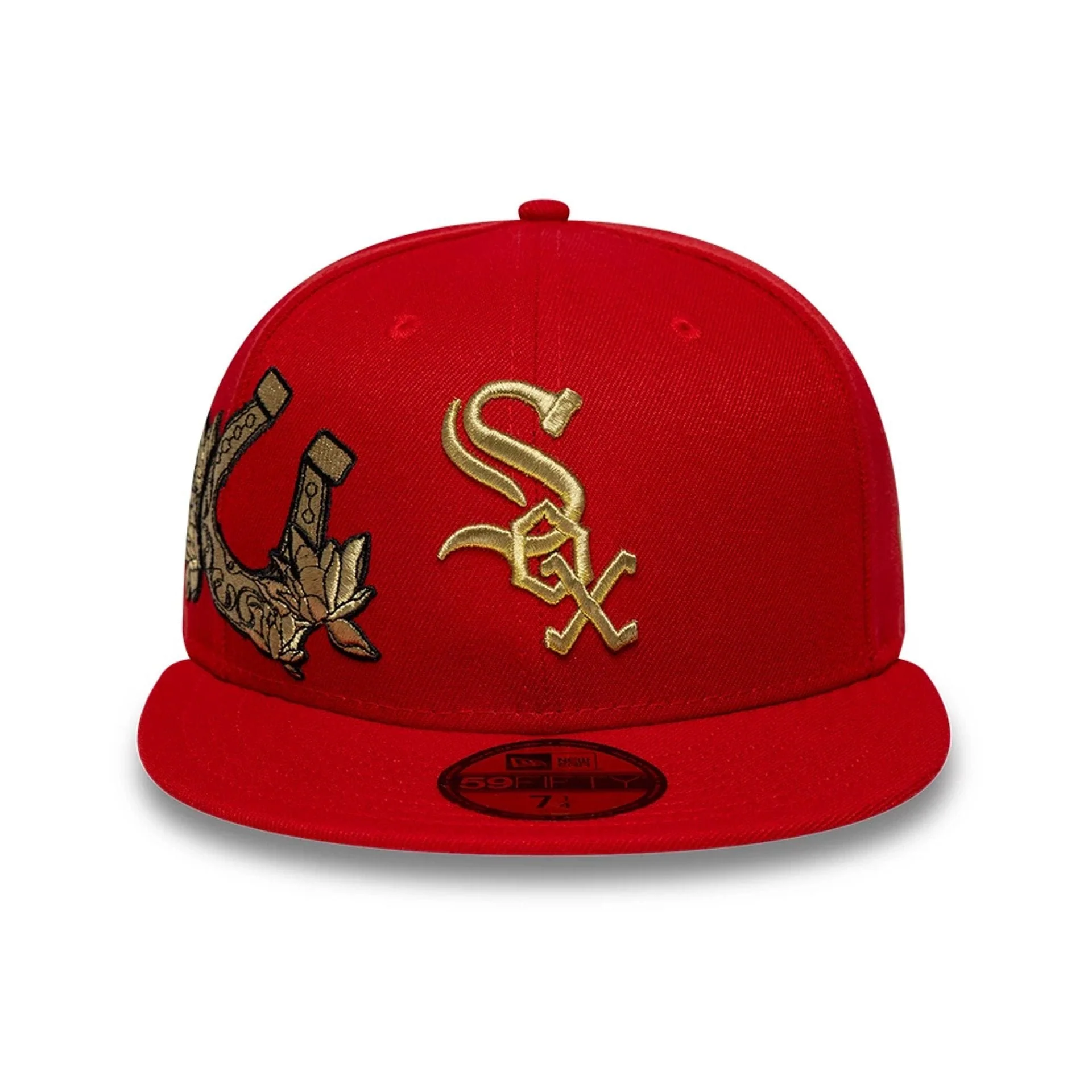 Chicago White Sox MLB Horseshoe Red 59FIFTY Fitted Cap - Image 2