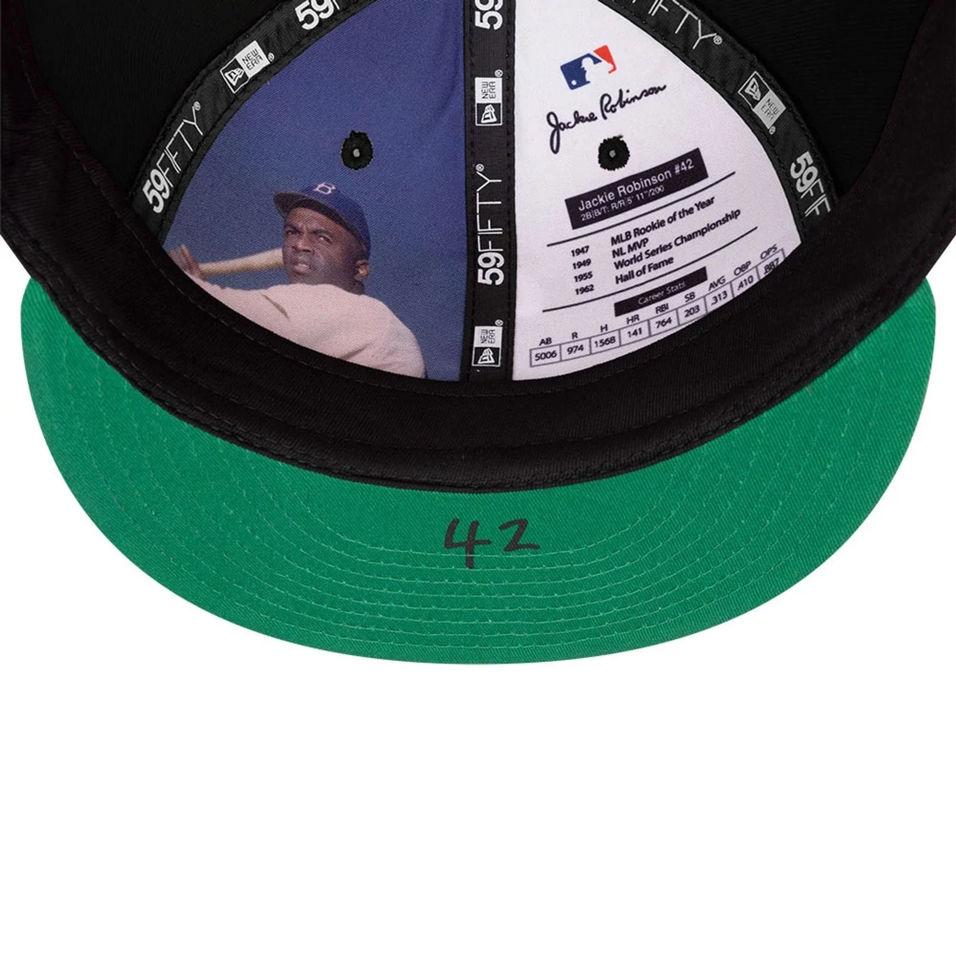 Chicago White Sox MLB Jackie Robinson Black 59FIFTY Fitted Cap - Image 8