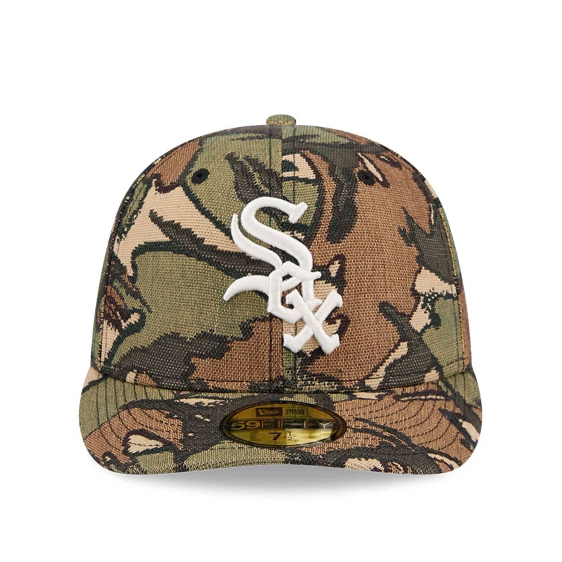 Chicago White Sox MLB Jacquard Camo 59FIFTY Fitted Cap - Image 3
