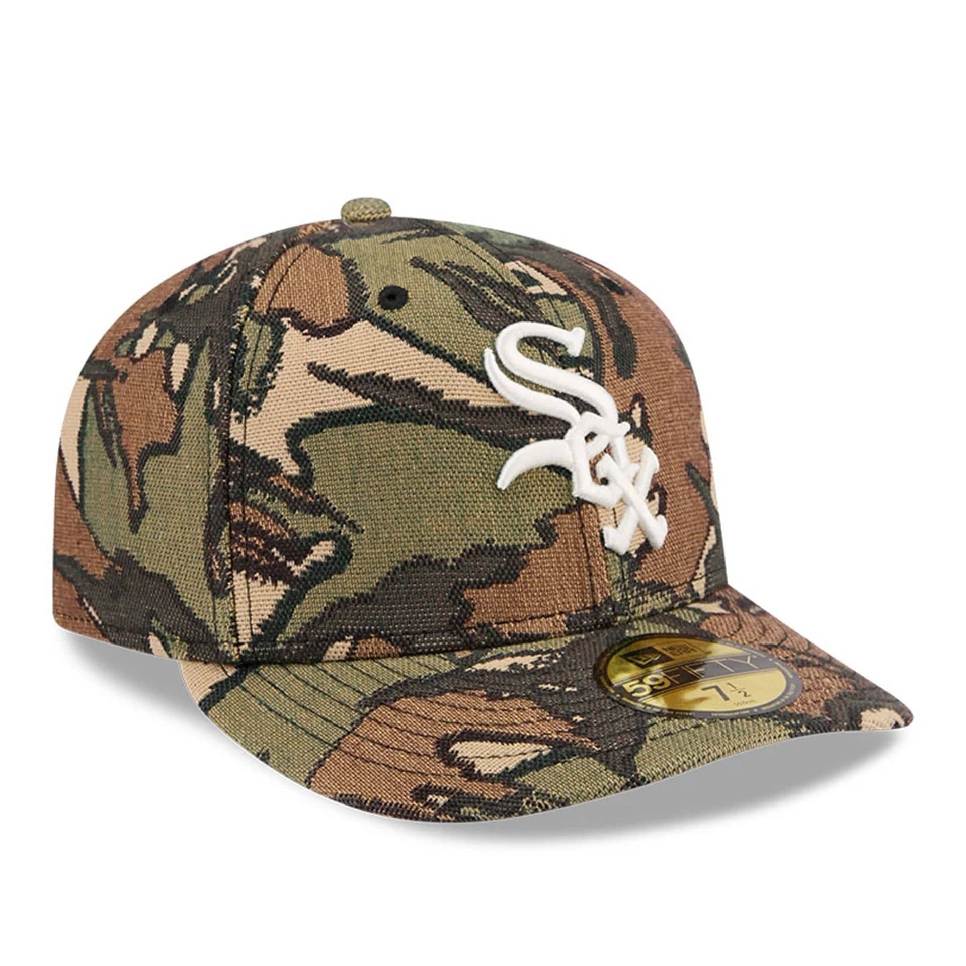 Chicago White Sox MLB Jacquard Camo 59FIFTY Fitted Cap - Image 4