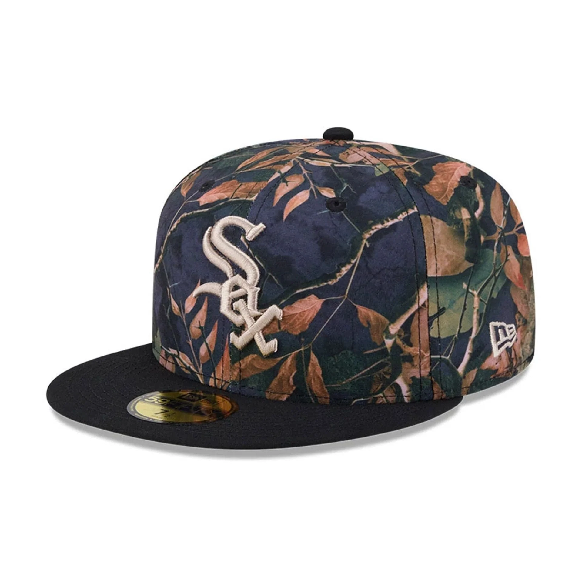 Chicago White Sox MLB Leaves Black 59FIFTY Fitted Cap - Image 4