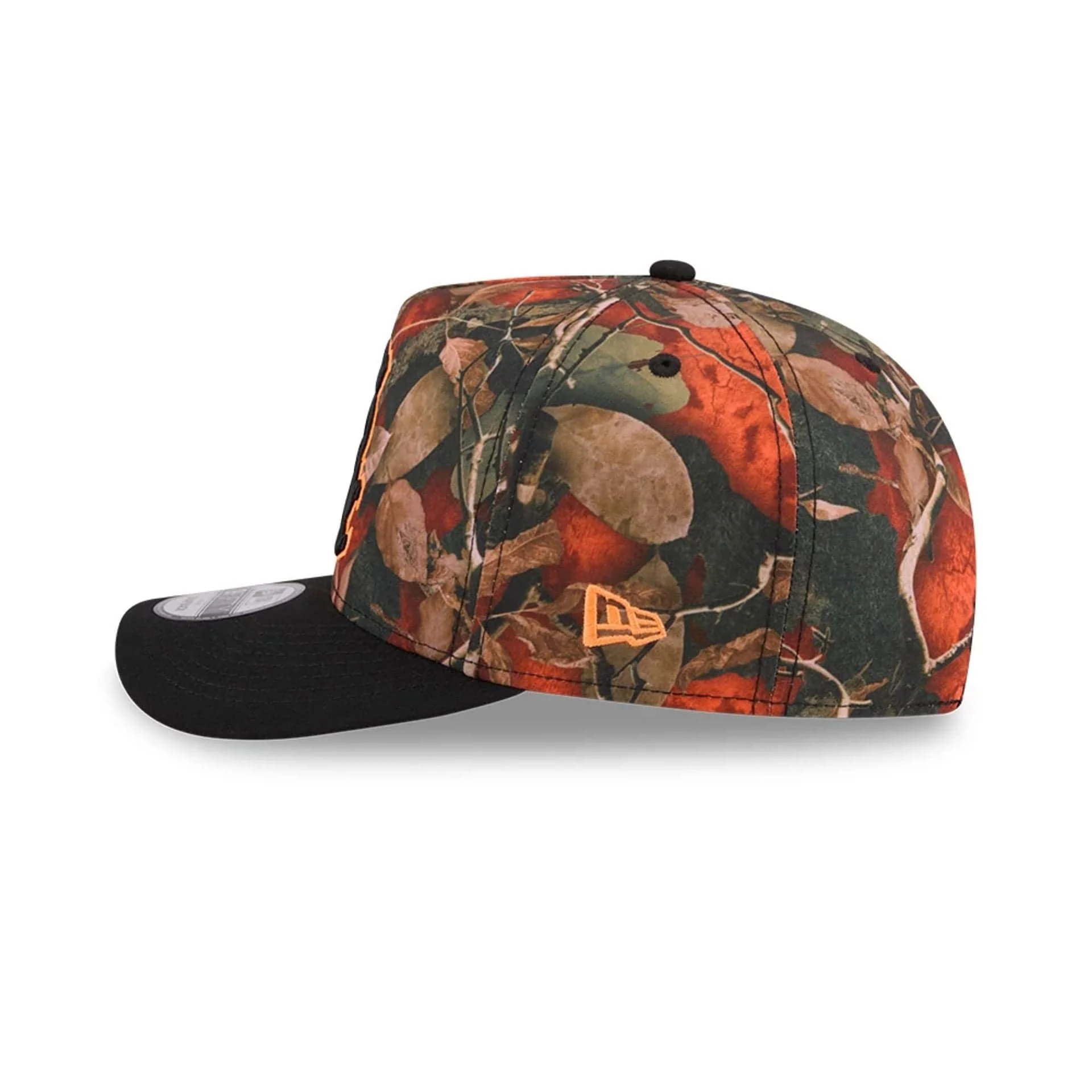 Chicago White Sox MLB Leaves Bright Orange 9FIFTY A-Frame Snapback Cap - Image 6